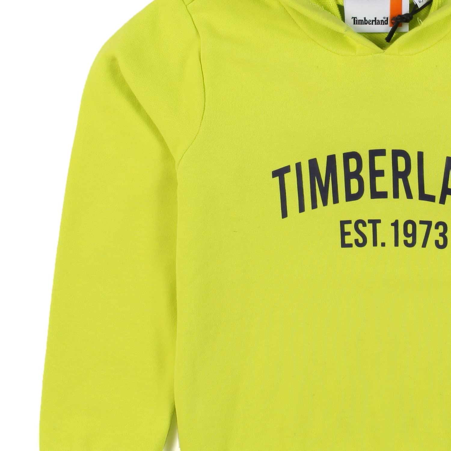 FELPA HOODIE GIALLO CITRINE CON LOGO NERO - annameglio.com abbigliamento moda