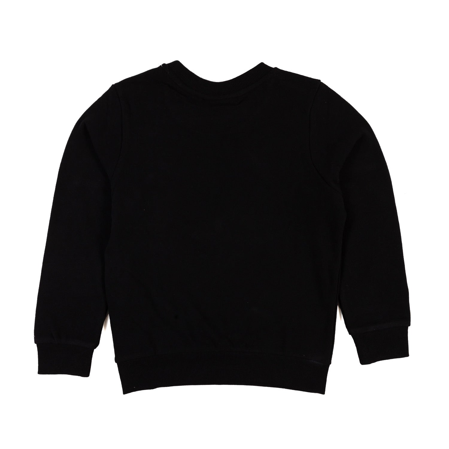 FELPA NERA CON LOGO BIANCO BAMBINO E RAGAZZO - annameglio.com abbigliamento moda