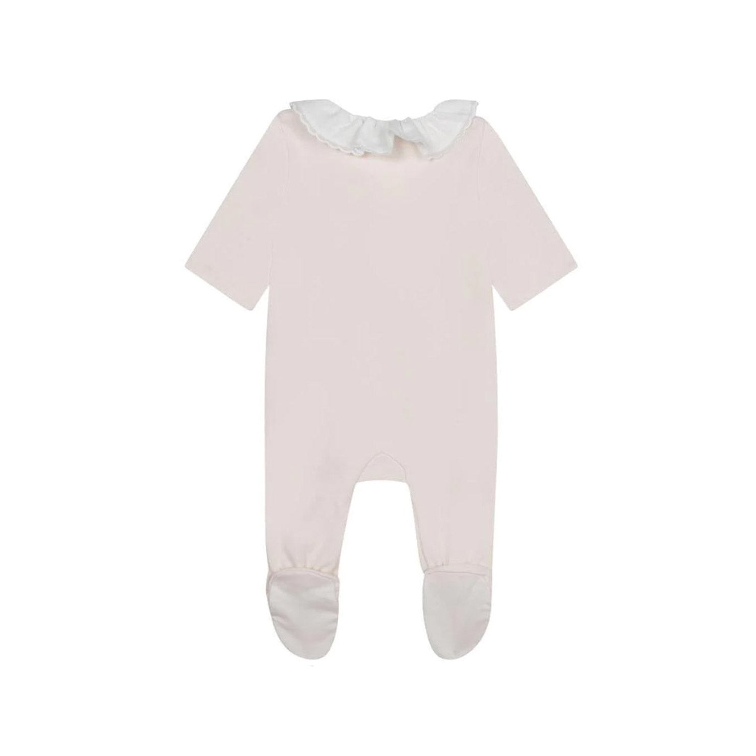 SET TUTINA ROSA CIPRIA CON BAVAGLINI NEONATA - annameglio.com abbigliamento moda