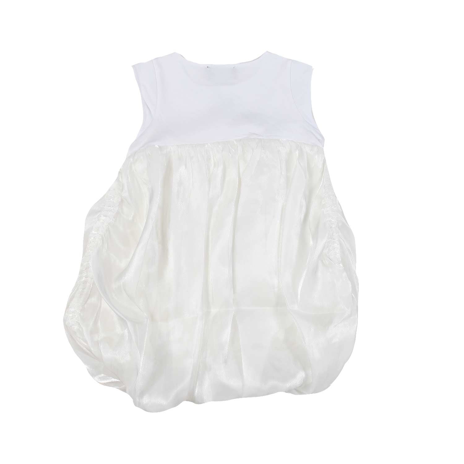 ABITO A PALLONCINO BIANCO PERLATO - annameglio.com abbigliamento moda