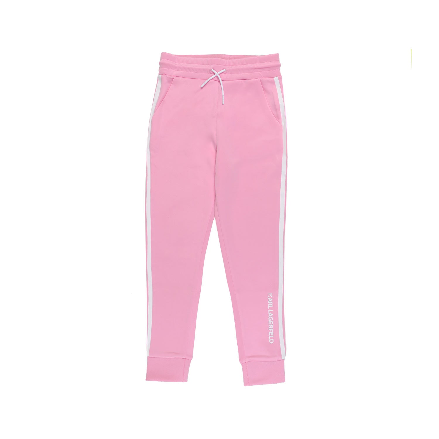 PANTALONE JOGGER ROSA E BIANCO BAMBINA E TEENAGER - annameglio.com abbigliamento moda