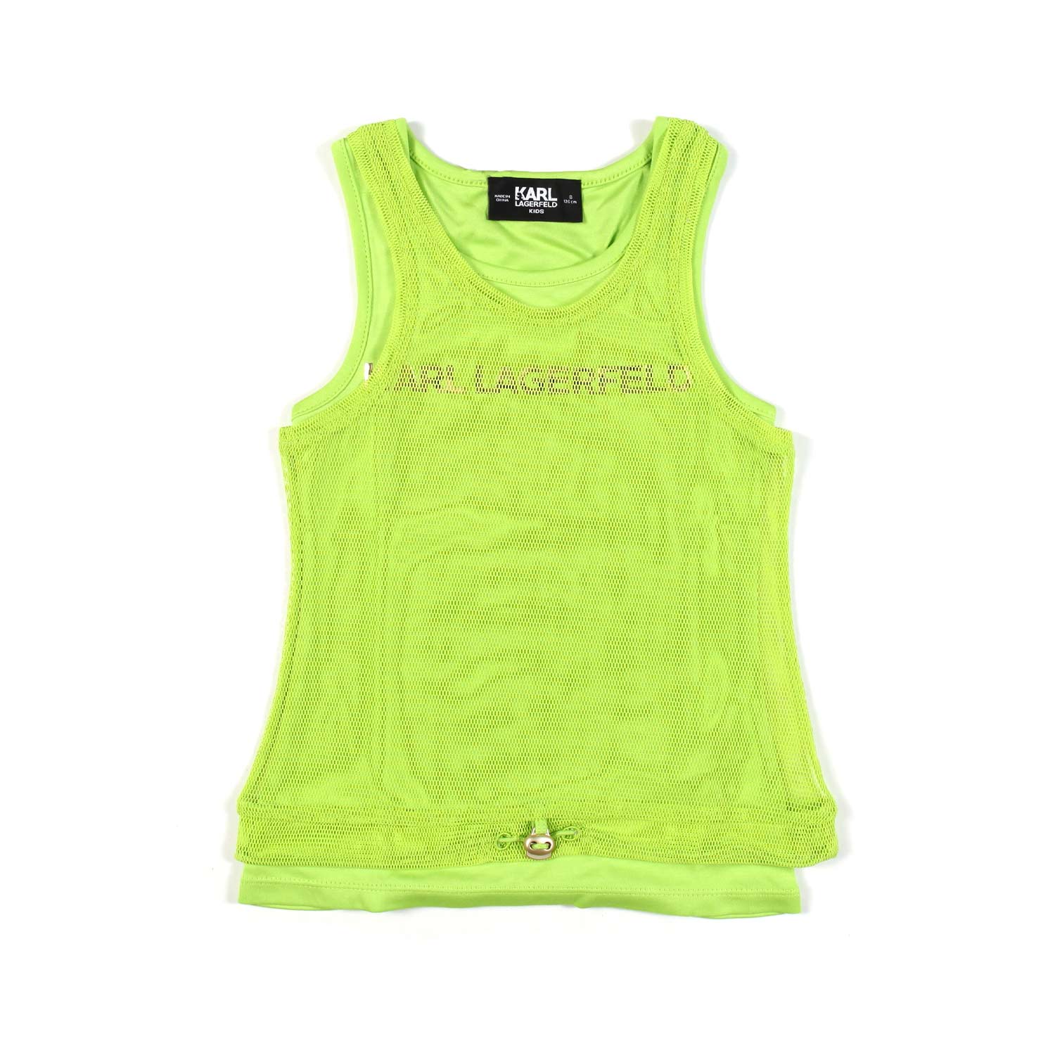 CANOTTA VERDE ACIDO CON RETINA - annameglio.com abbigliamento moda