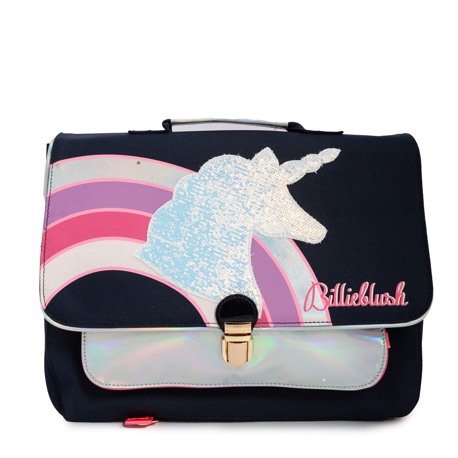 Cartella unicorno patch paillettes - annameglio.com abbigliamento moda