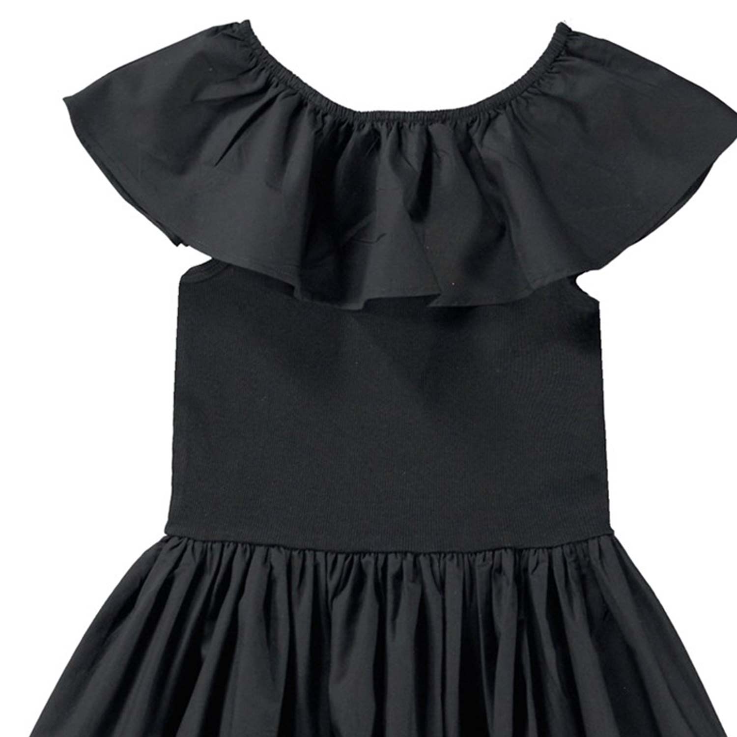 VESTITO CHRISTAL NERO BAMBINA E TEENAGER - annameglio.com abbigliamento moda