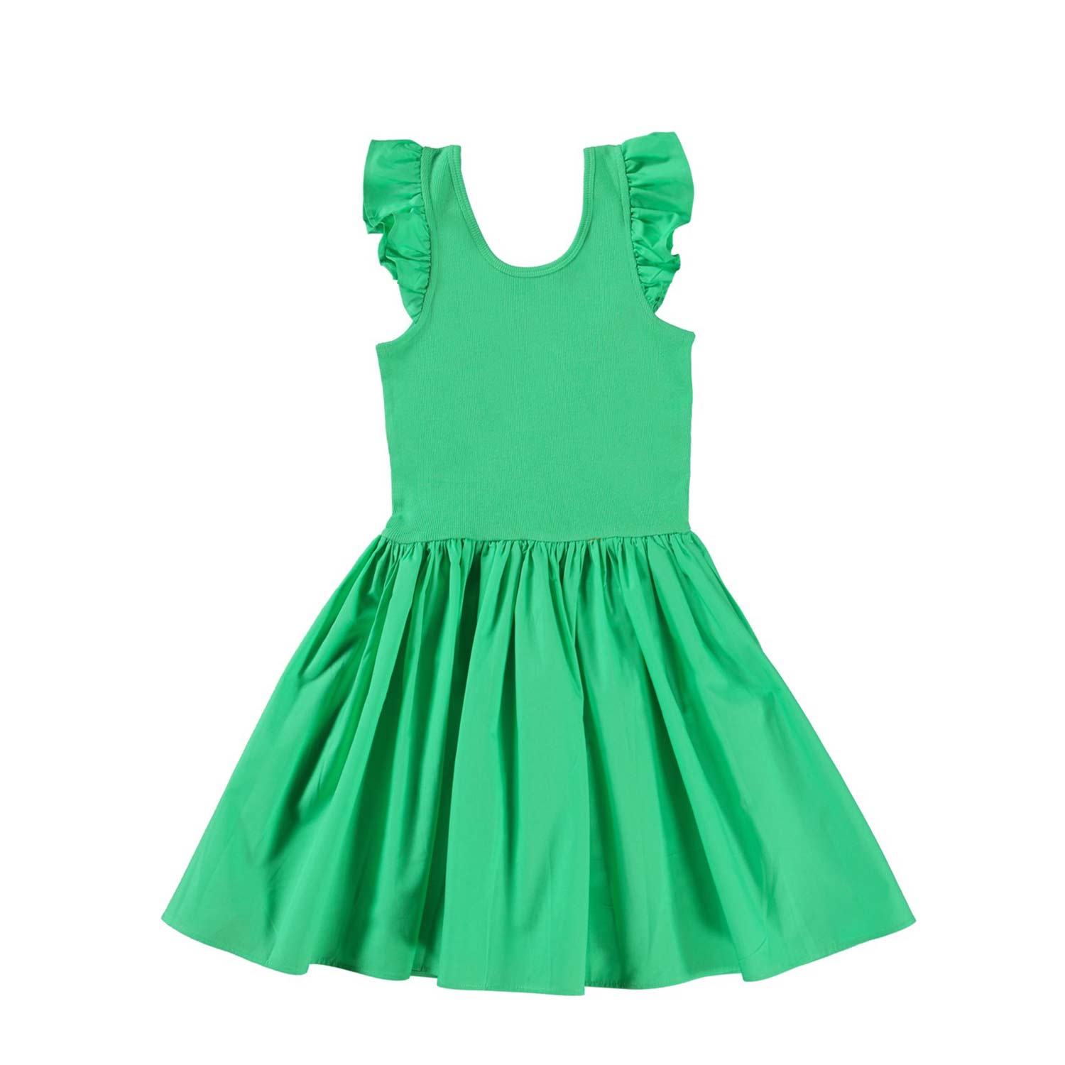 VESTITO CLOUDIA VERDE BAMBINA E TEENAGER - annameglio.com abbigliamento moda