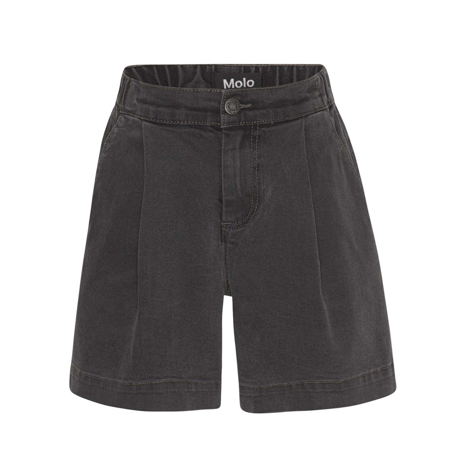 SHORTS DENIM AMARI ANTRACITE BAMBINA E TEENAGER - annameglio.com abbigliamento moda