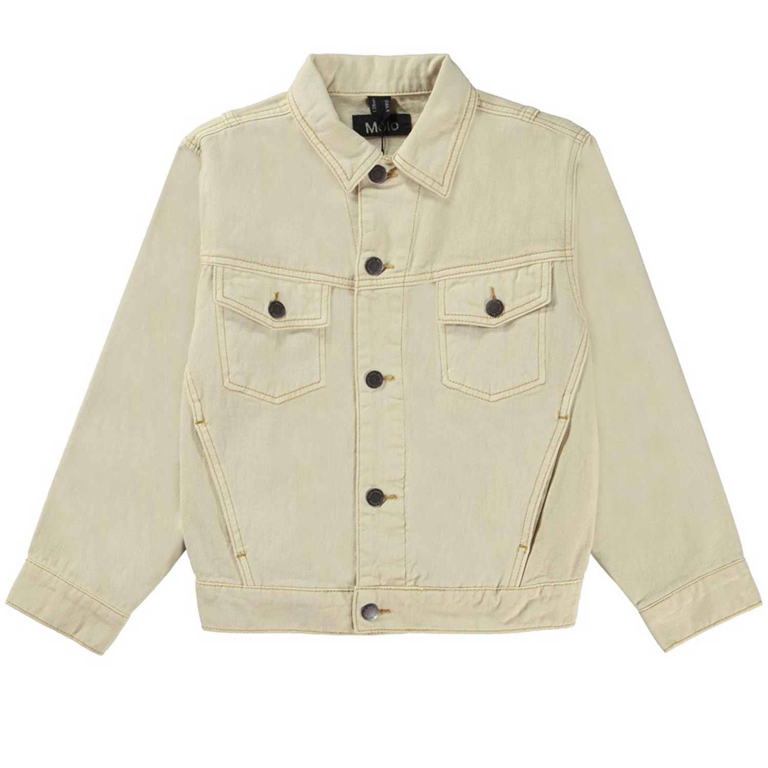 GIACCA DENIM HEDLY BIANCO NATURALE BAMBINO E TEEN - annameglio.com abbigliamento moda