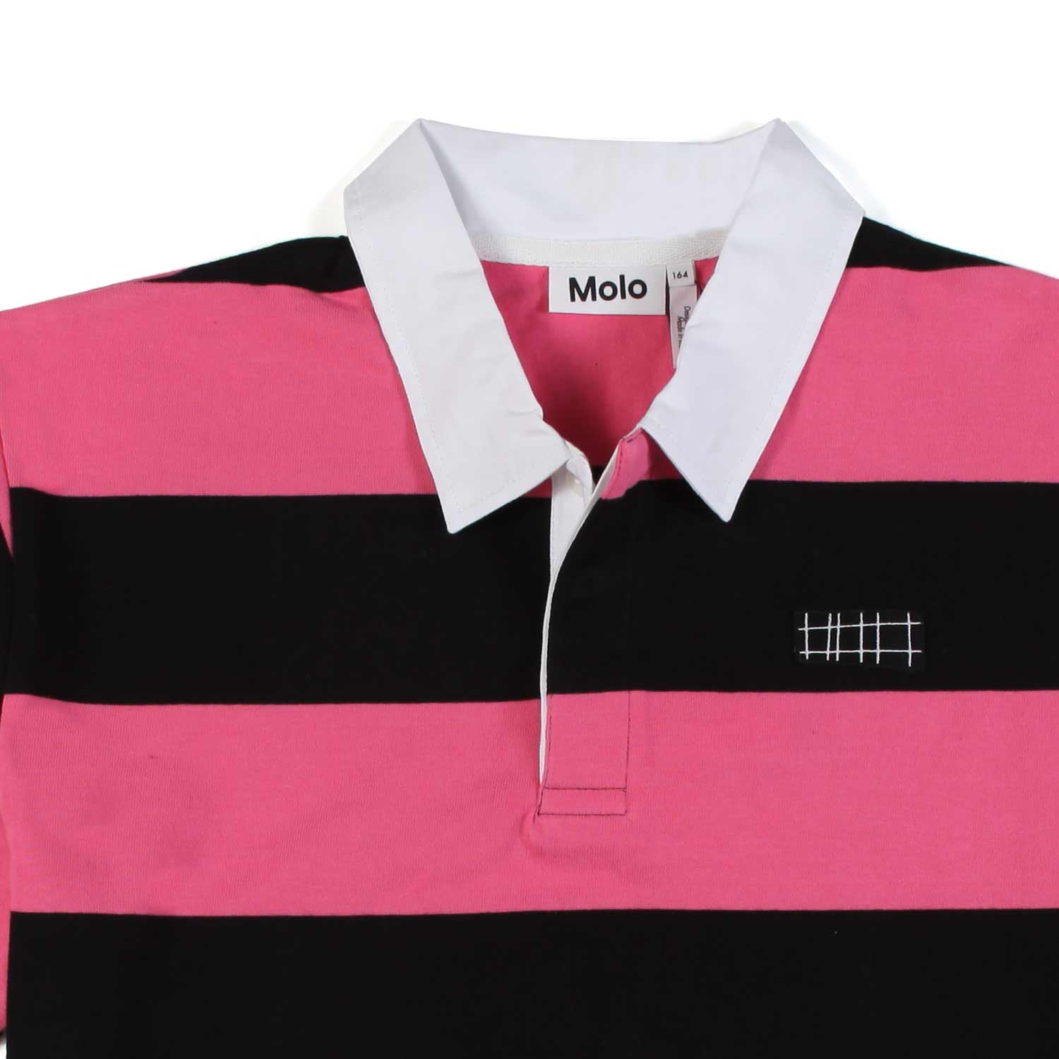 POLO REEF UNISEX ROSA E NERA A STRISCE - annameglio.com abbigliamento moda