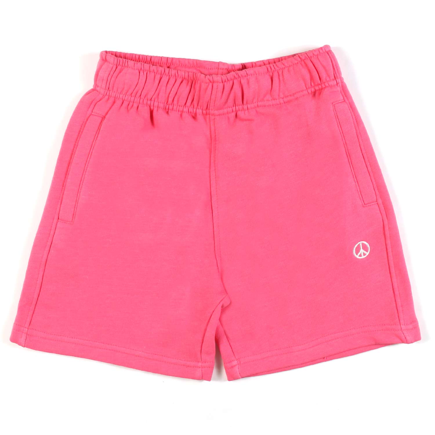 SHORTS UNISEX ADIAN PEACE FUCSIA BUBBLEGUM - annameglio.com abbigliamento moda
