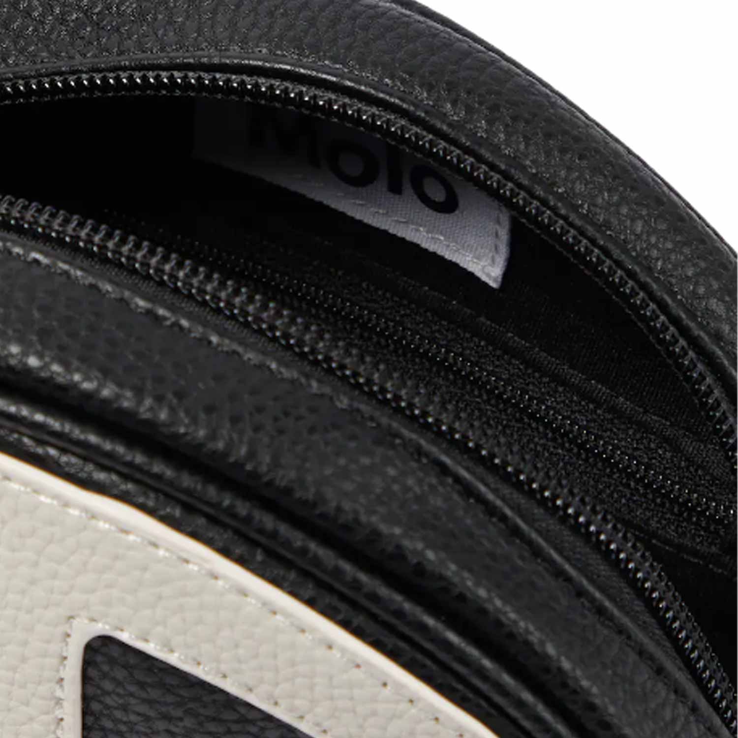 BORSETTA TRACOLLA NERA CON SIMBOLO PACE BIANCO - annameglio.com abbigliamento moda