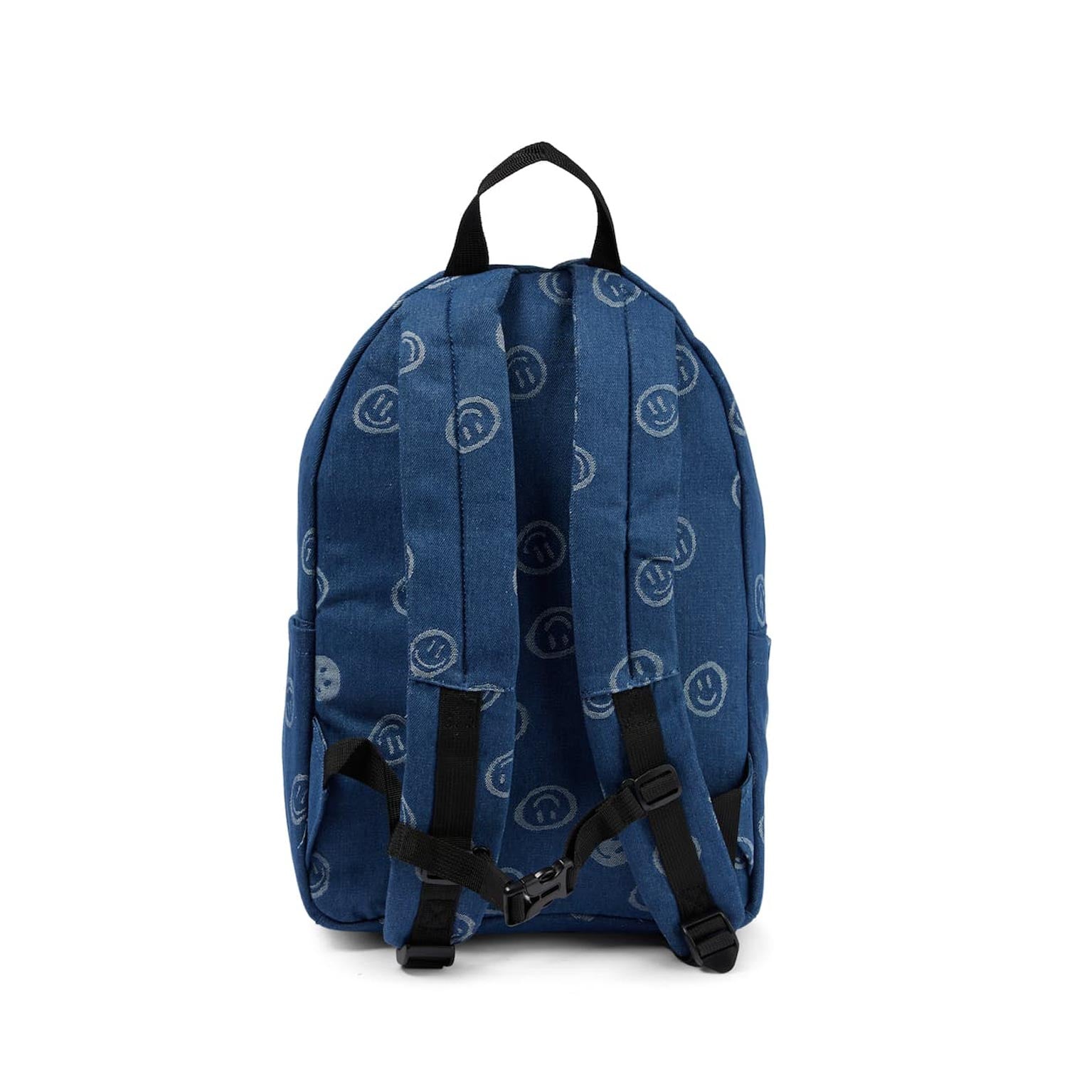 ZAINO UNISEX HAPPINESS BLU CON TASCA LAPTOP - annameglio.com abbigliamento moda