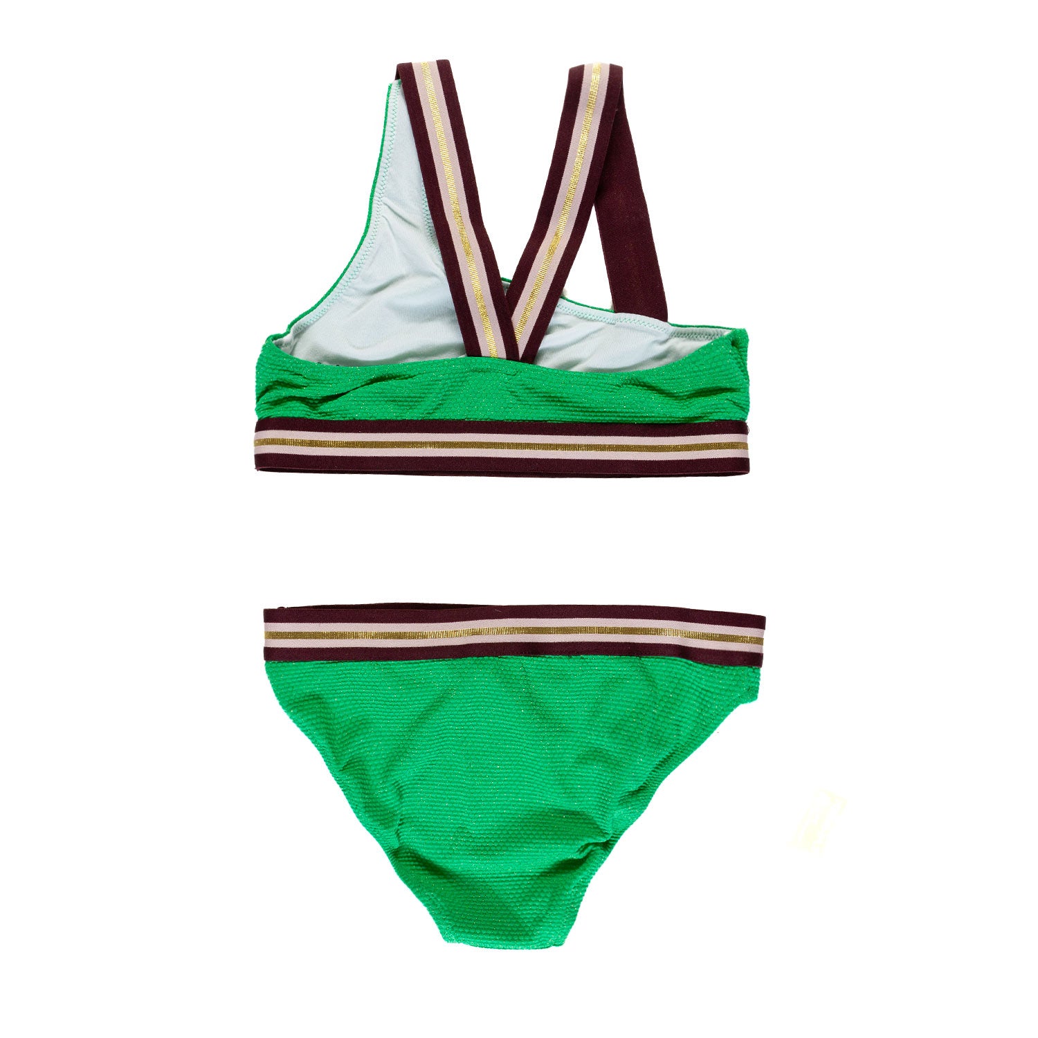 BIKINI NICOLA VERDE BAMBINA E RAGAZZA - annameglio.com abbigliamento moda