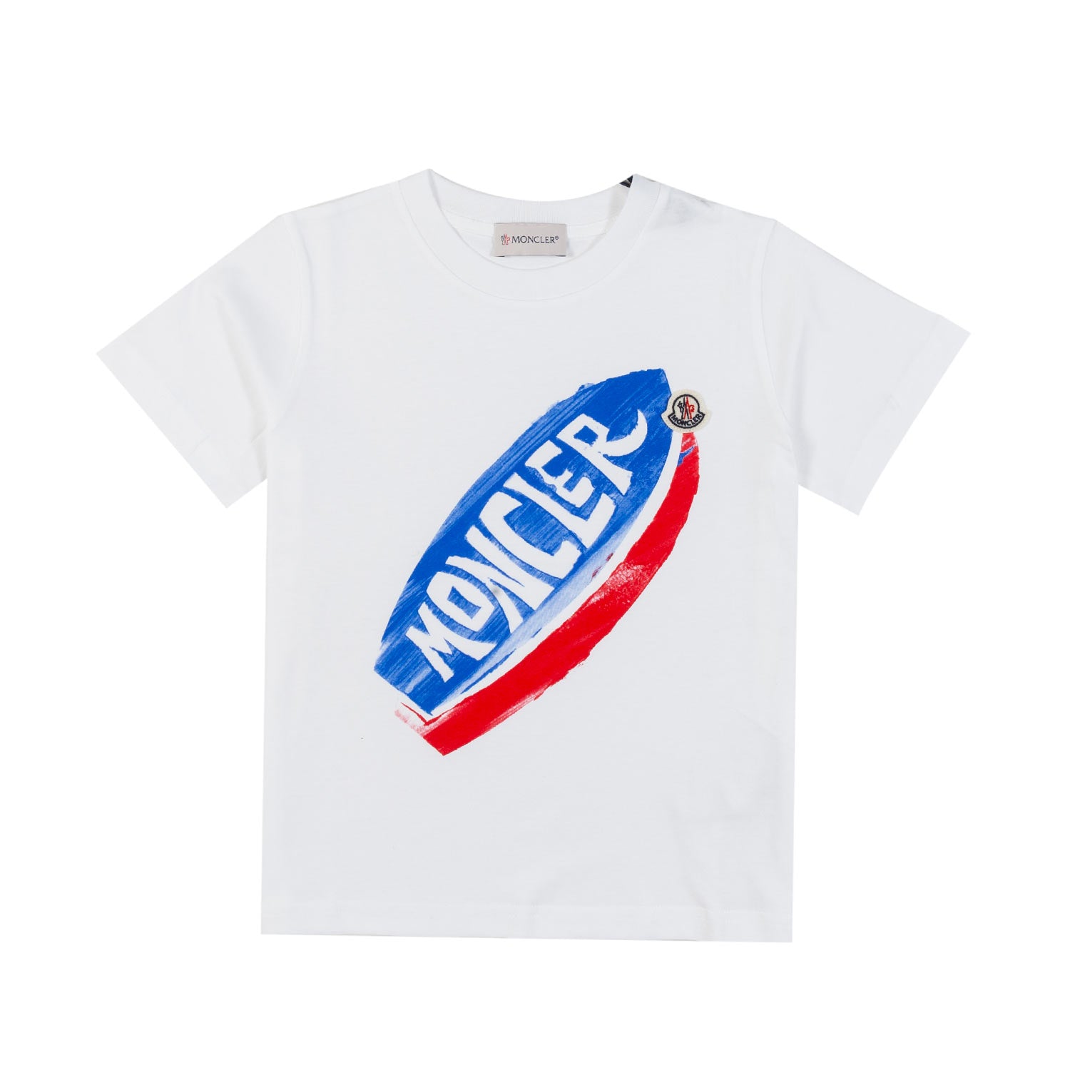 T-shirt bianca surf logo bambino e teen - annameglio.com abbigliamento moda