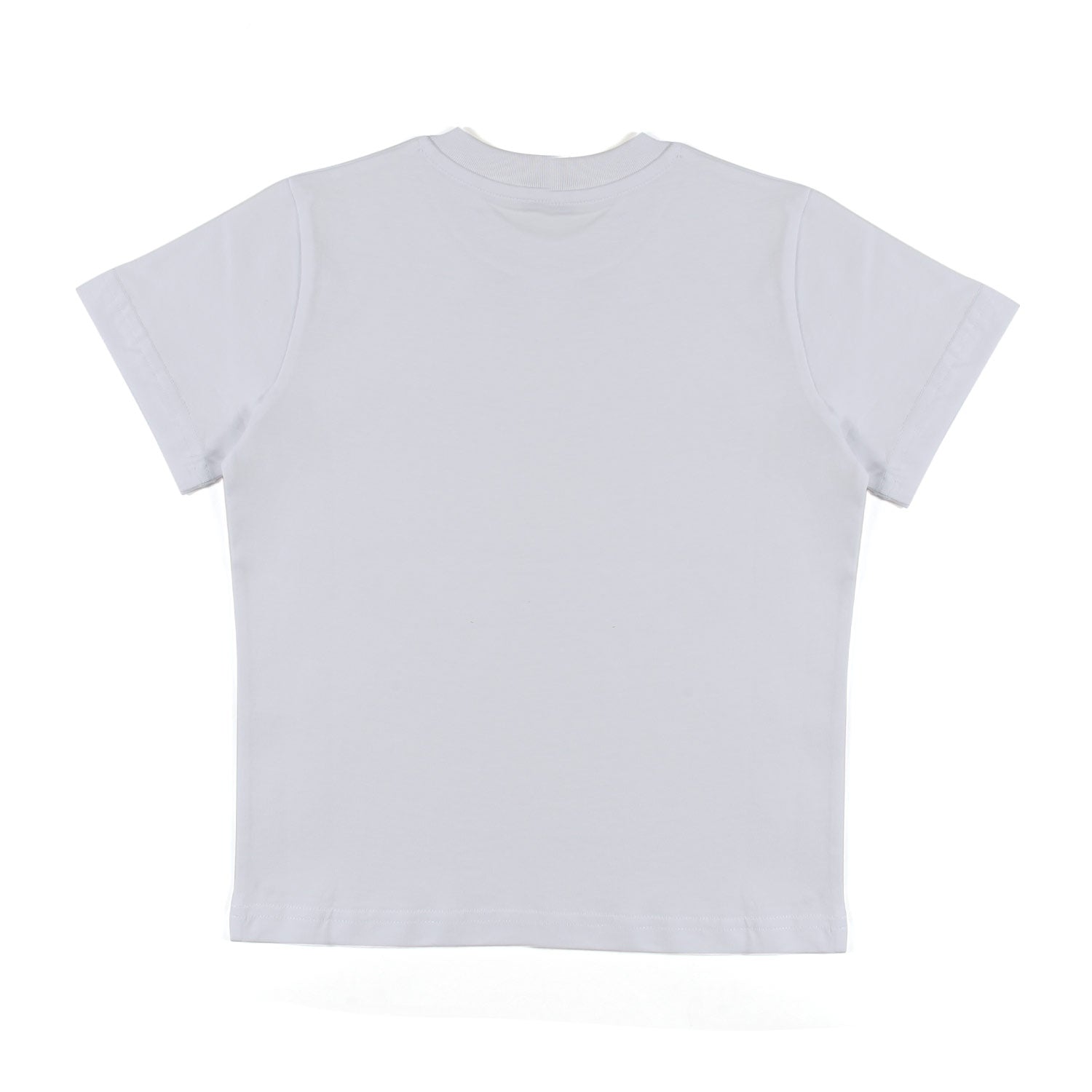 T-SHIRT UNISEX BIANCO OTTICO CON PATCH LOGO - annameglio.com abbigliamento moda