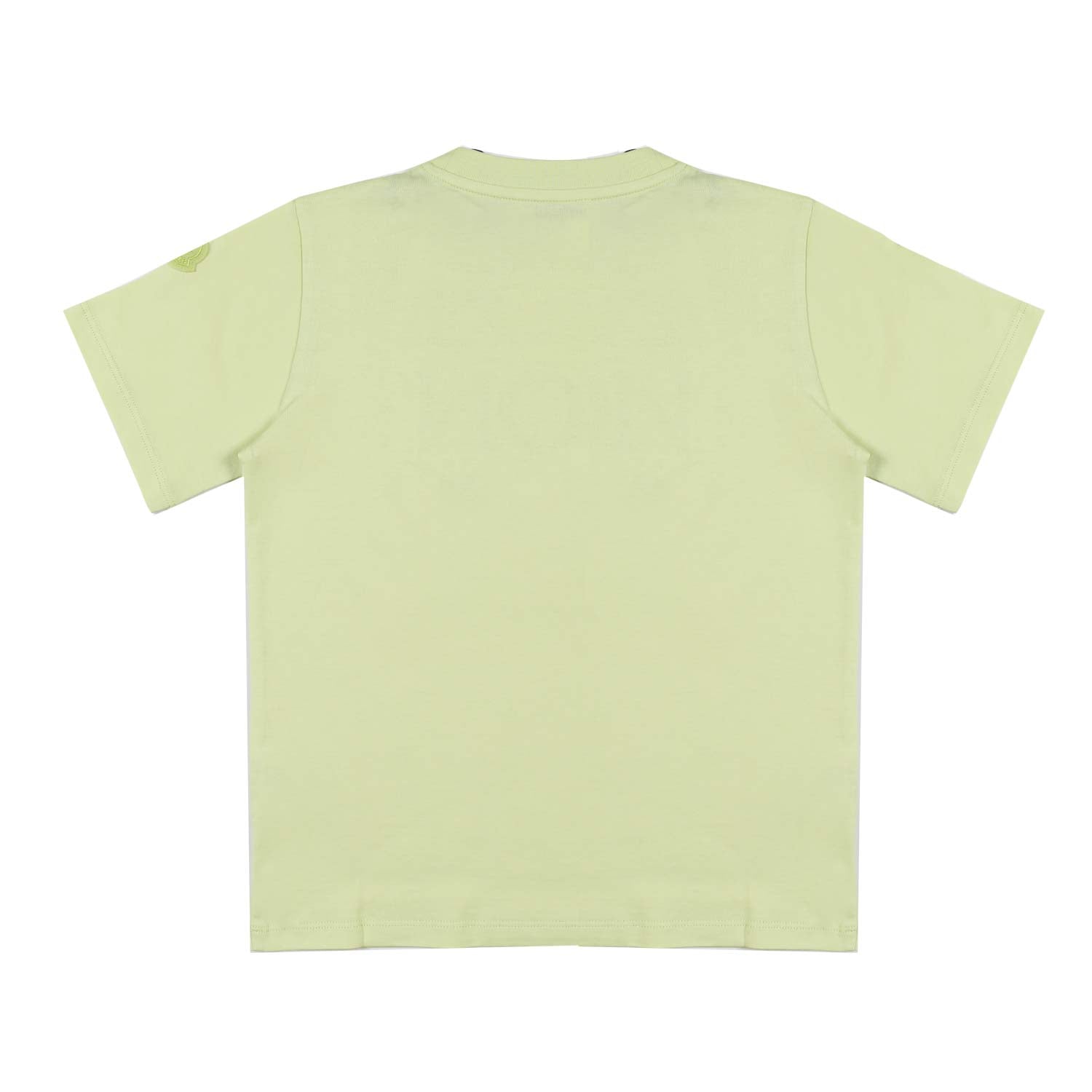 T-SHIRT VERDE PISTACCHIO CON LOGO GOFFRATO - annameglio.com abbigliamento moda