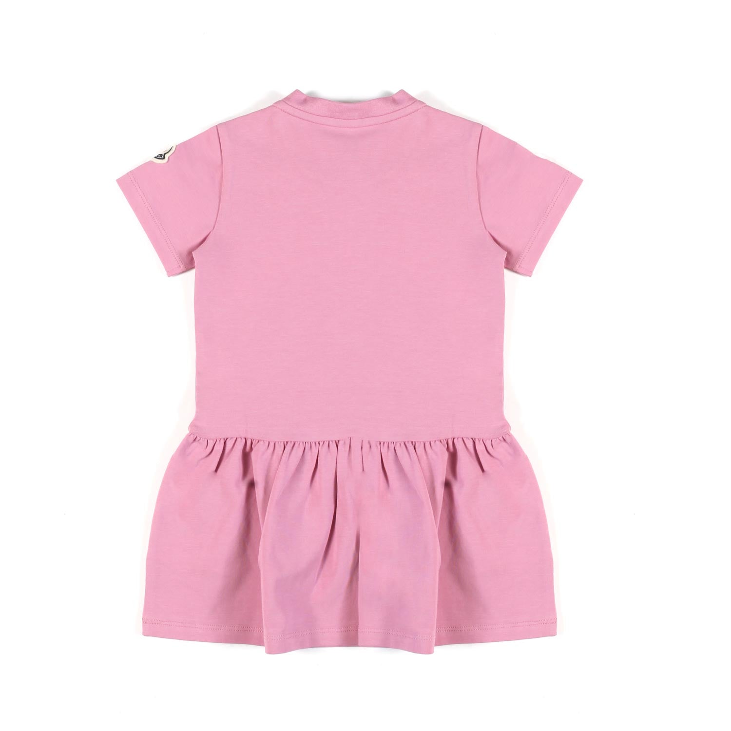 ABITO T-SHIRT ROSA CHIARO CON LOGO RICAMATO BIMBA - annameglio.com abbigliamento moda