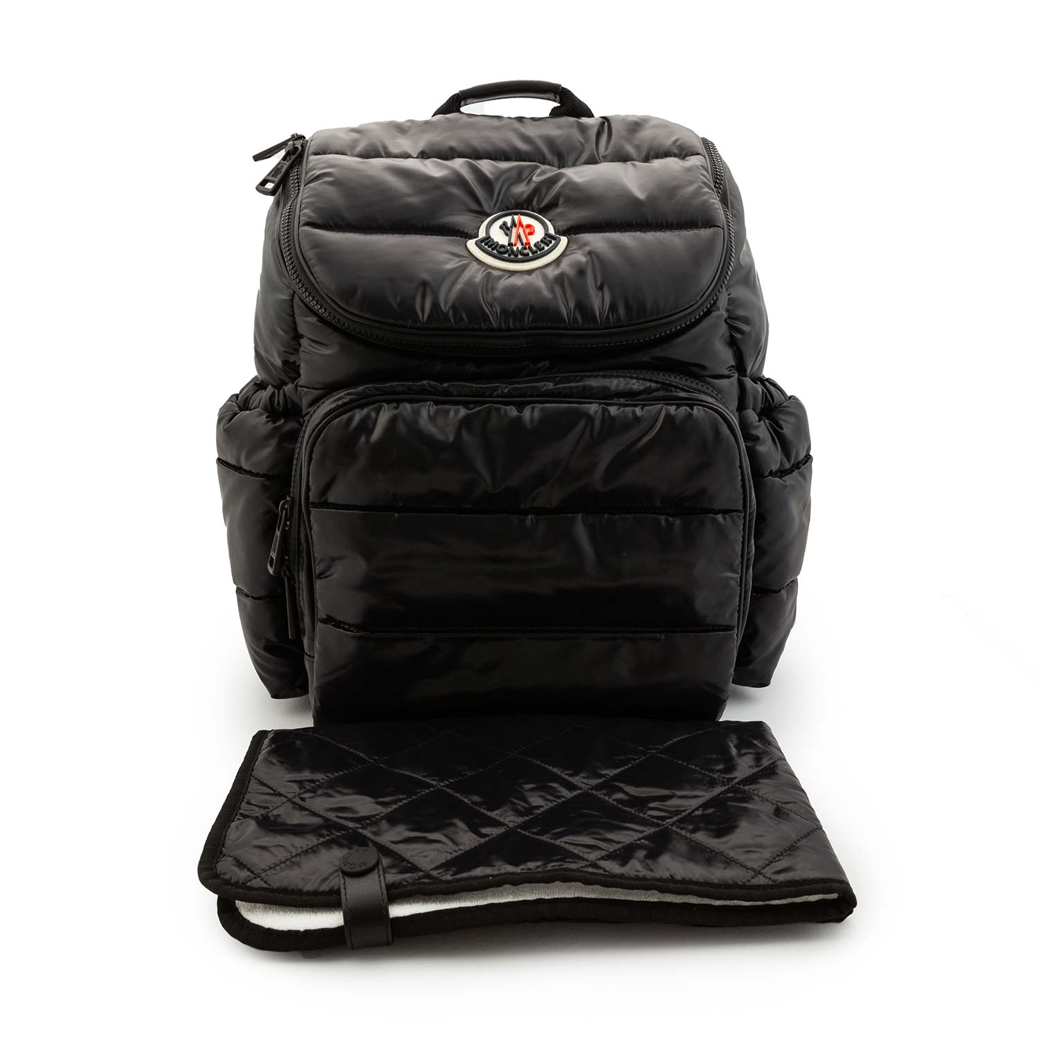 ZAINO FASCIATOIO NERO IN NYLON TRAPUNTATO - annameglio.com abbigliamento moda