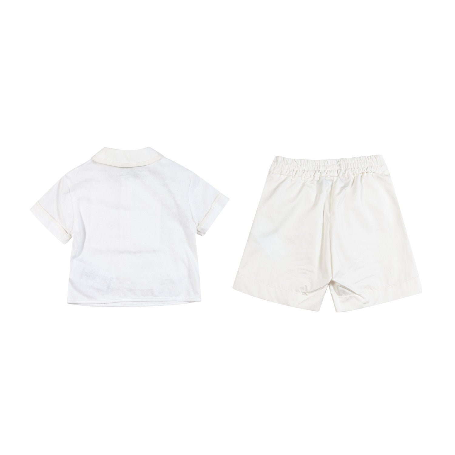 COMPLETINO CERIMONIA BIANCO PANNA BIMBO - annameglio.com abbigliamento moda