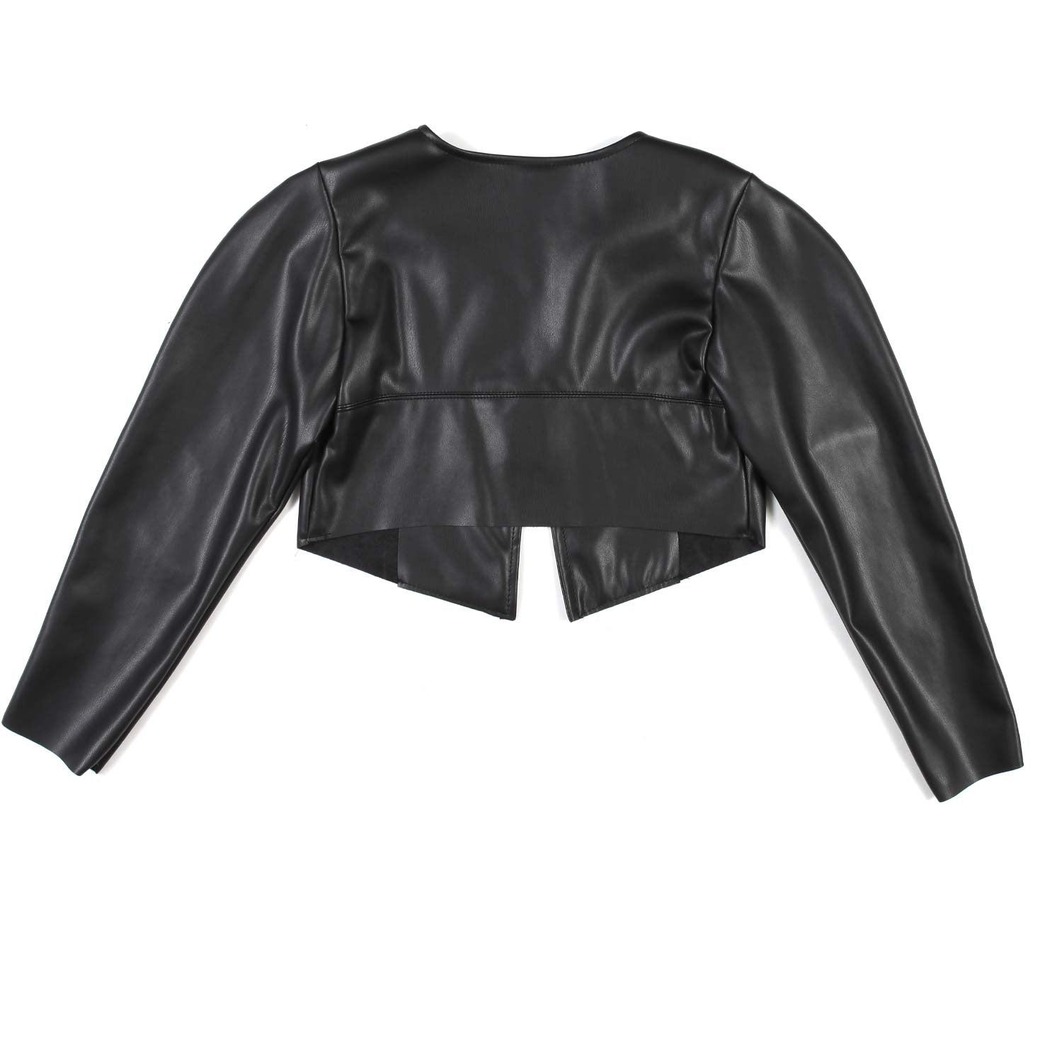 BOLERO NERO SPALMATO BAMBINA E RAGAZZA - annameglio.com abbigliamento moda