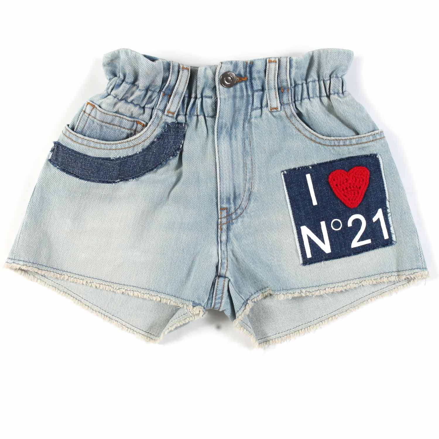 Shorts patchwork con logo - annameglio.com abbigliamento moda