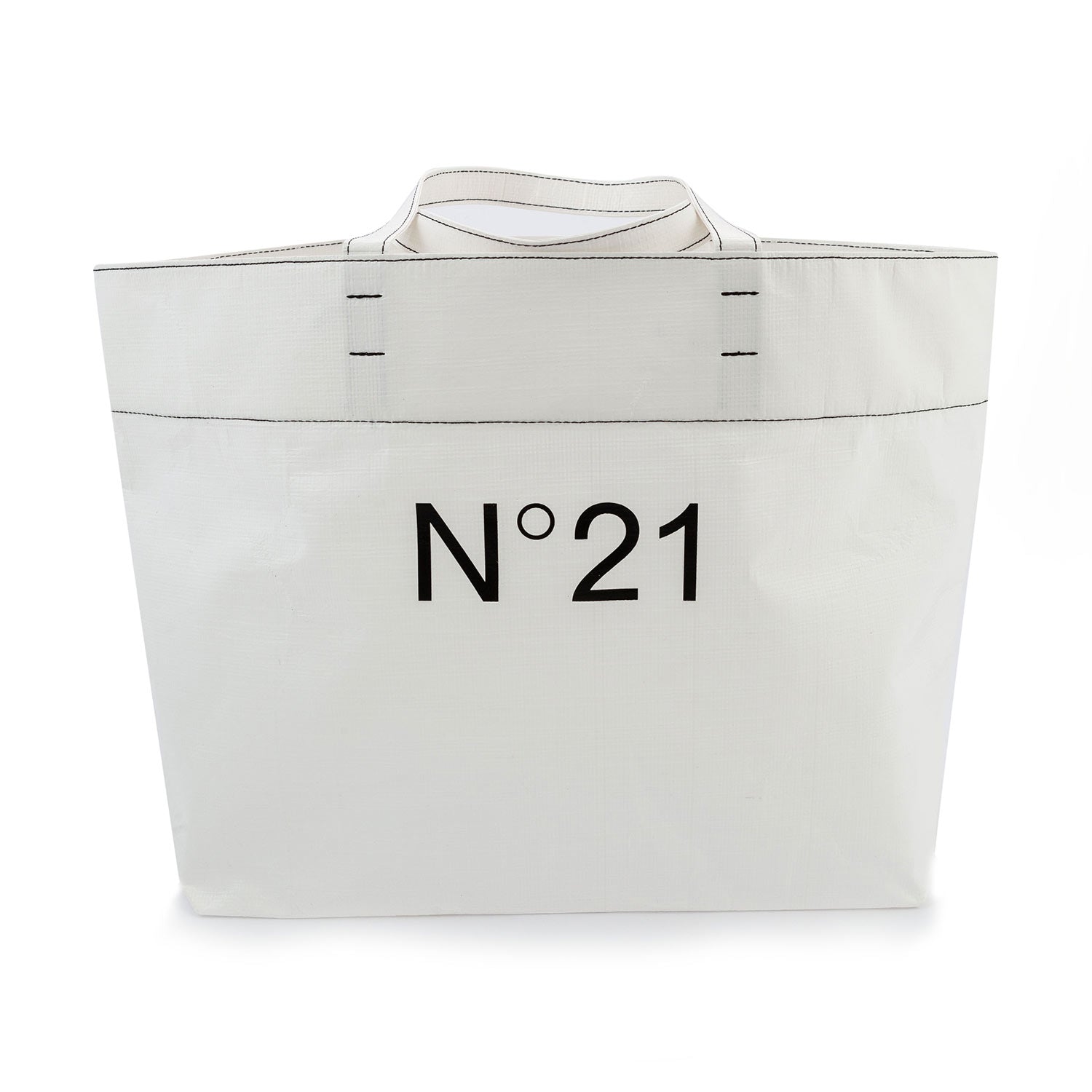 BORSA SHOPPER N21 BIANCA - annameglio.com abbigliamento moda