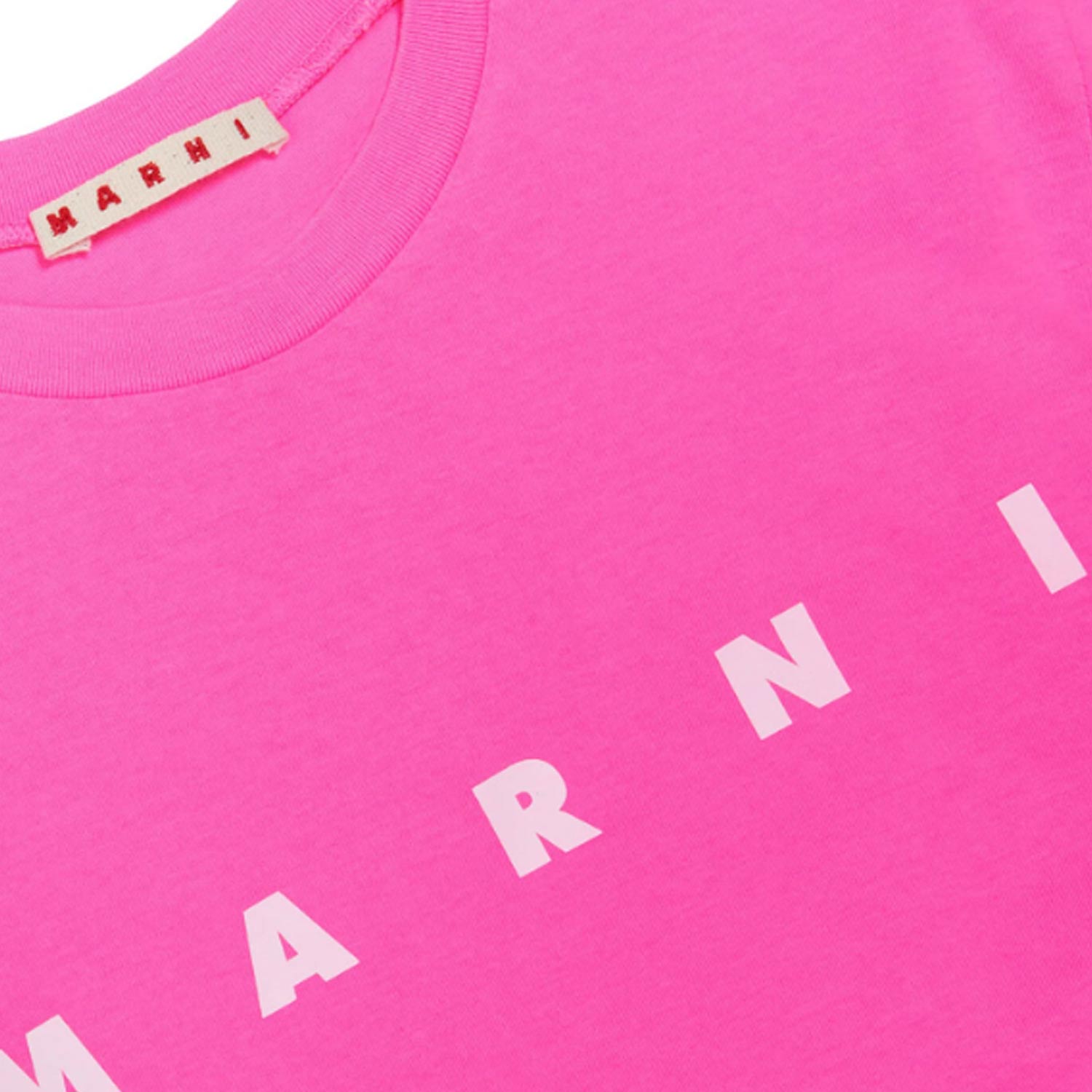 T-SHIRT ROSA FLUO CON LOGO BAMBINA E TEENAGER - annameglio.com abbigliamento moda