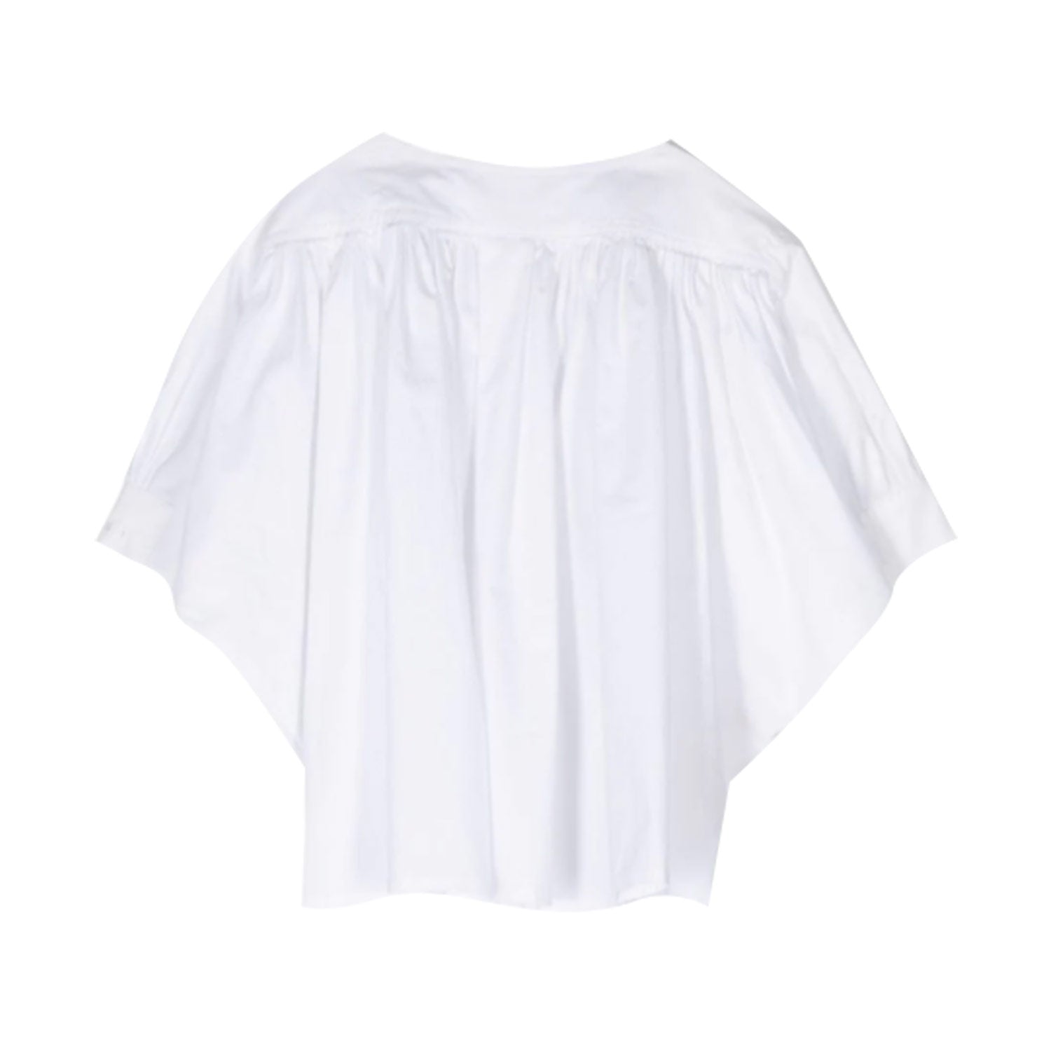 BLUSA BIANCA TINTA UNITA BAMBINA E TEENAGER - annameglio.com abbigliamento moda