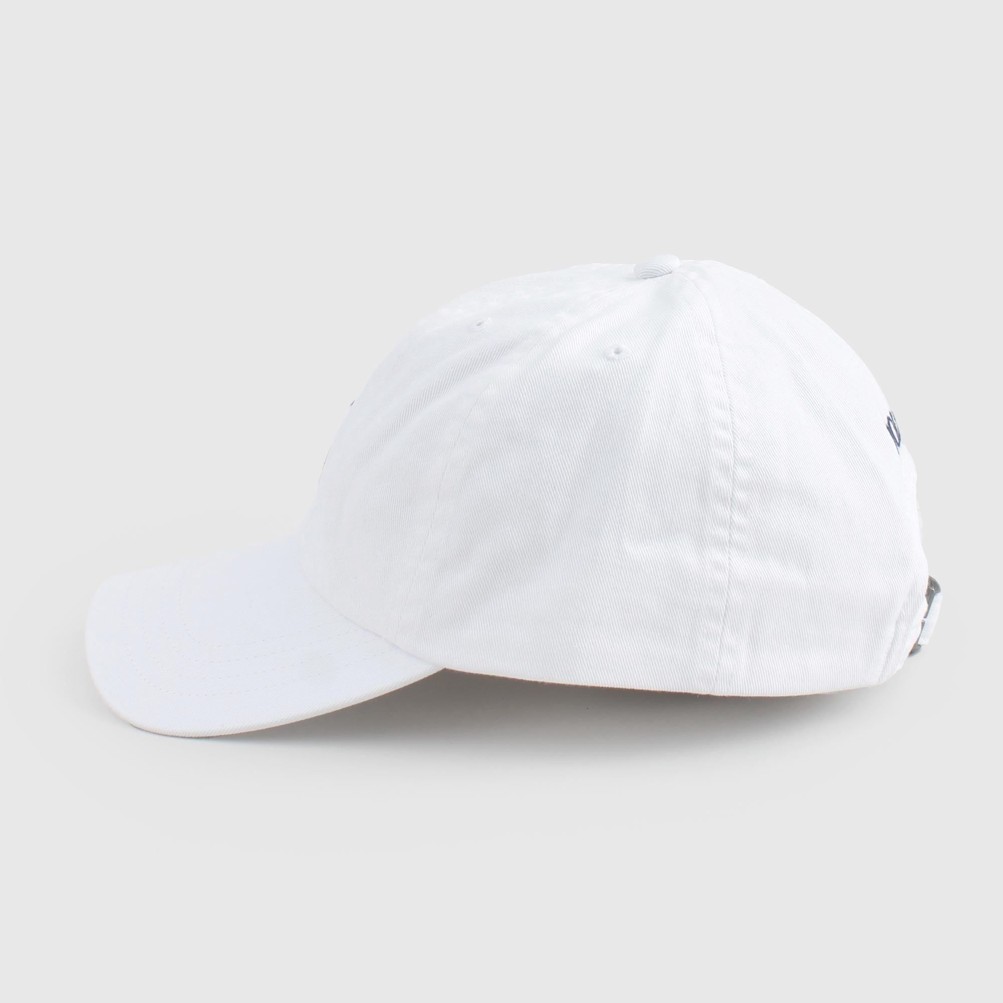 CAPPELLO BASEBALL UNISEX BIANCO CON PONY BLU - annameglio.com abbigliamento moda