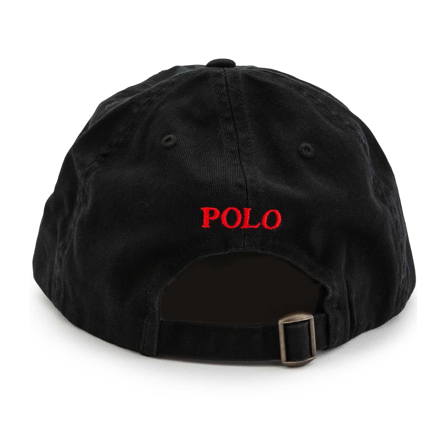 CAPPELLO BASEBALL UNISEX NERO CON PONY ROSSO - annameglio.com abbigliamento moda