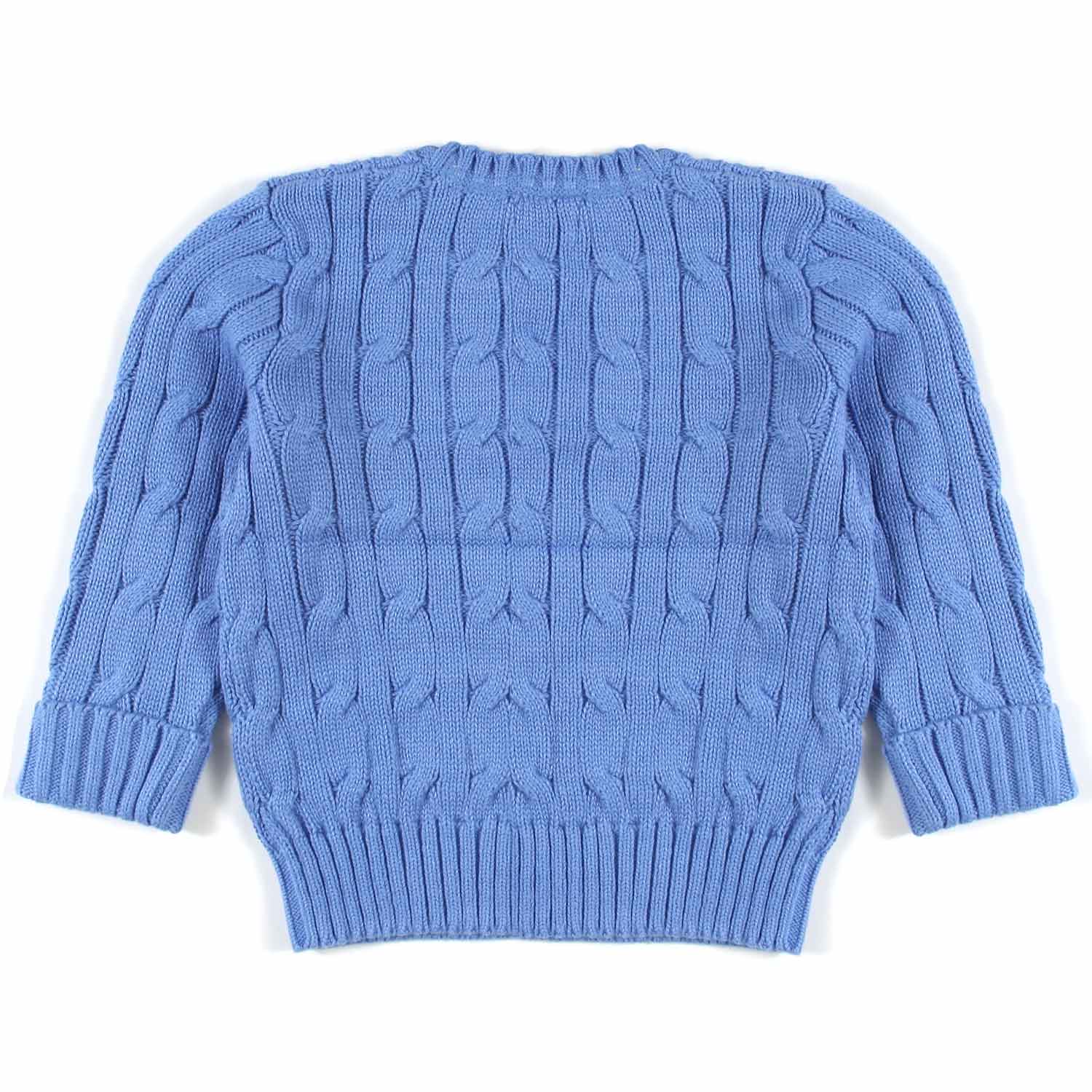 PULLOVER A TRECCE HARBOR BLU BIMBO - annameglio.com abbigliamento moda