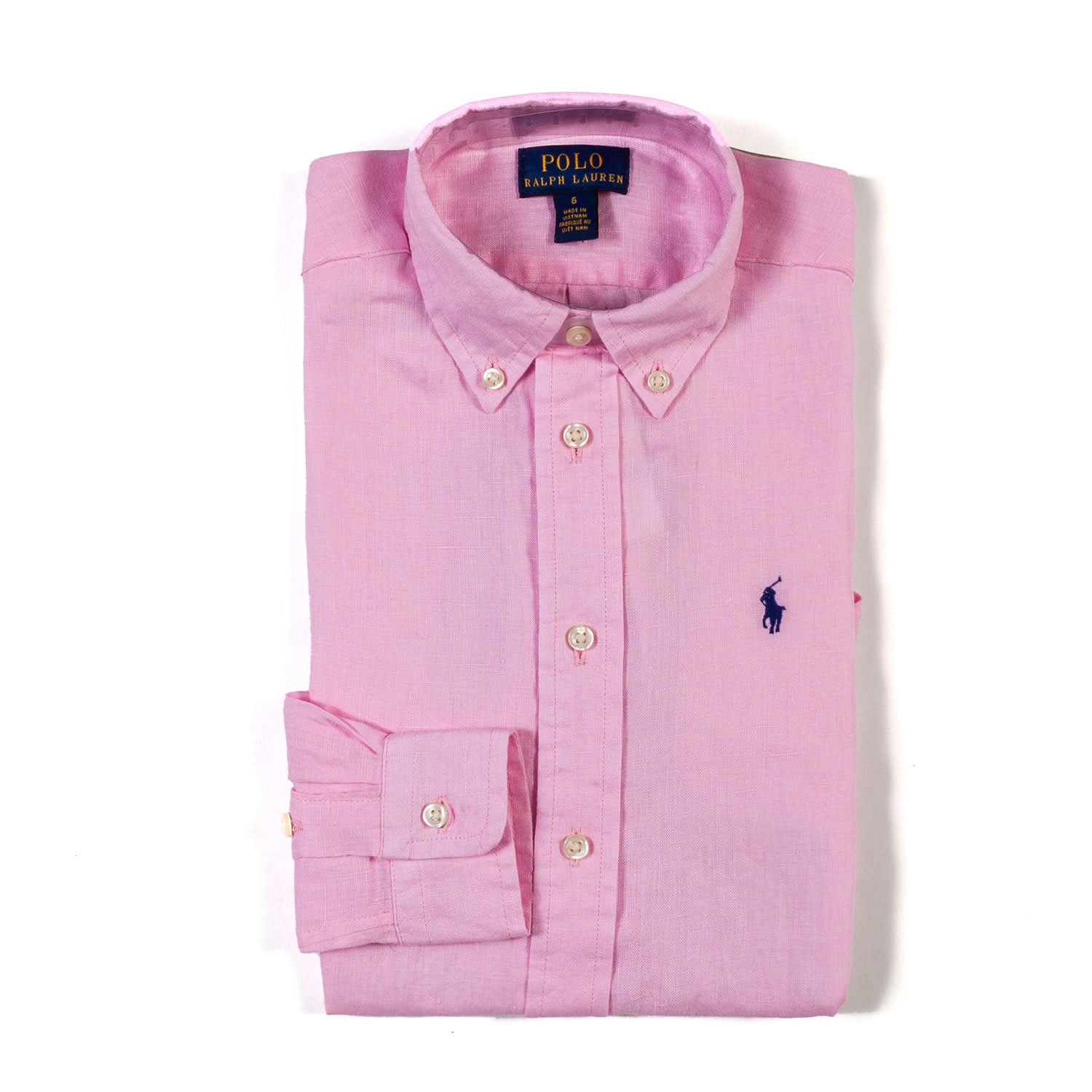 CAMICIA RL LINO ROSA BAMBINO E TEENAGER - annameglio.com abbigliamento moda