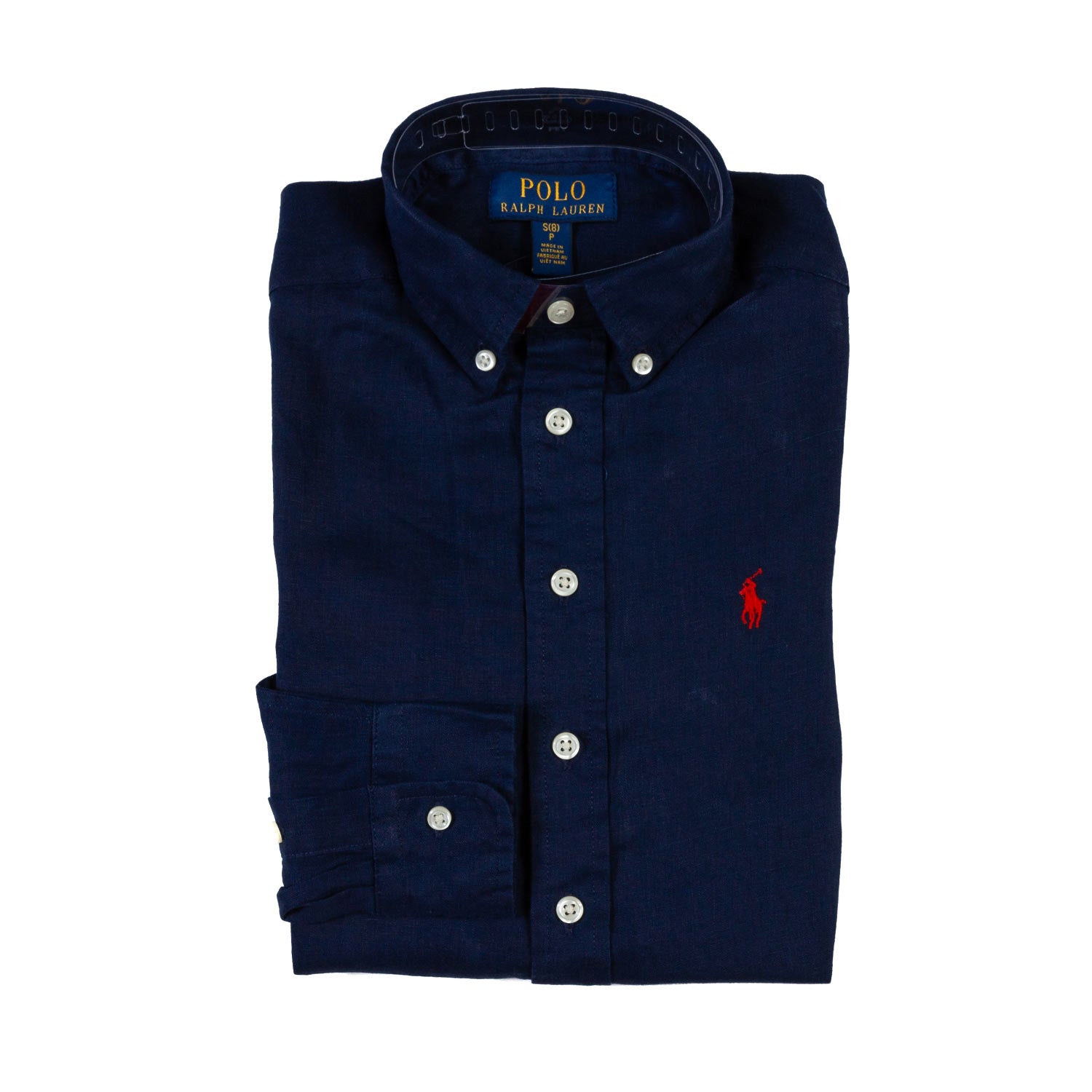 CAMICIA RL LINO BLU NAVY BAMBINO E TEENAGER - annameglio.com abbigliamento moda