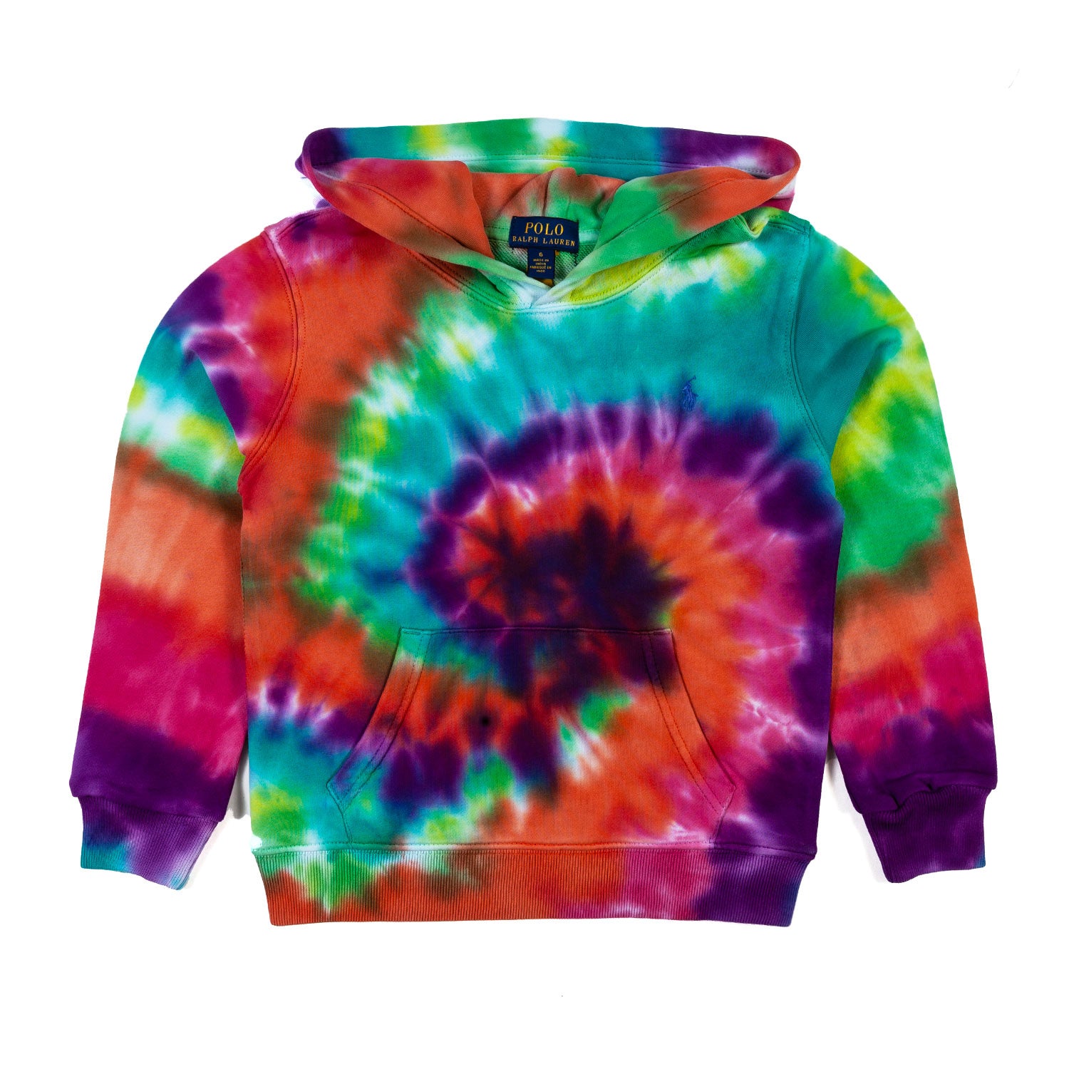 FELPA HOODIE TIE DYE MULTICOLOR BAMBINO - annameglio.com abbigliamento moda