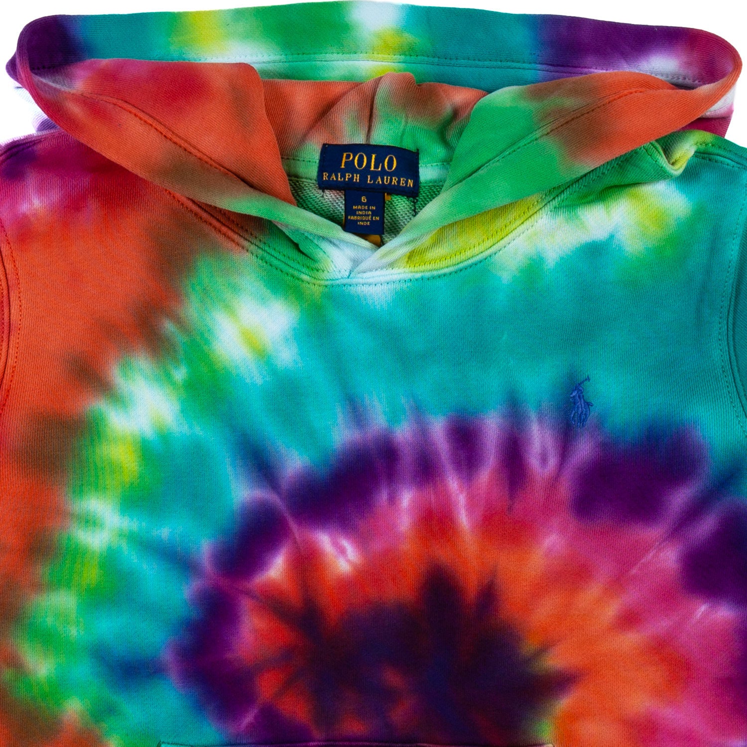 FELPA HOODIE TIE DYE MULTICOLOR BAMBINO - annameglio.com abbigliamento moda
