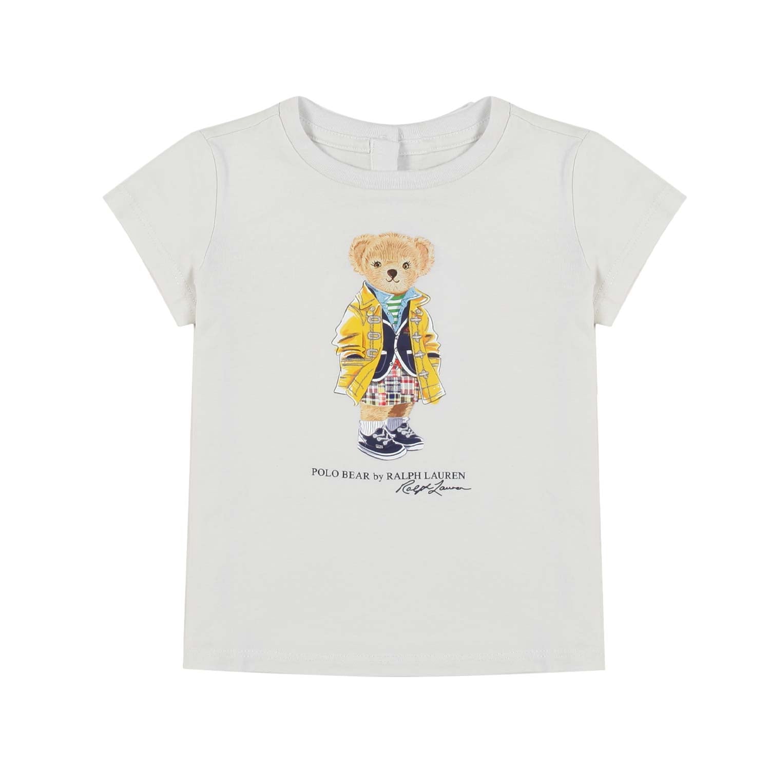 T-SHIRT POLO BEAR BIANCA BIMBA - annameglio.com abbigliamento moda