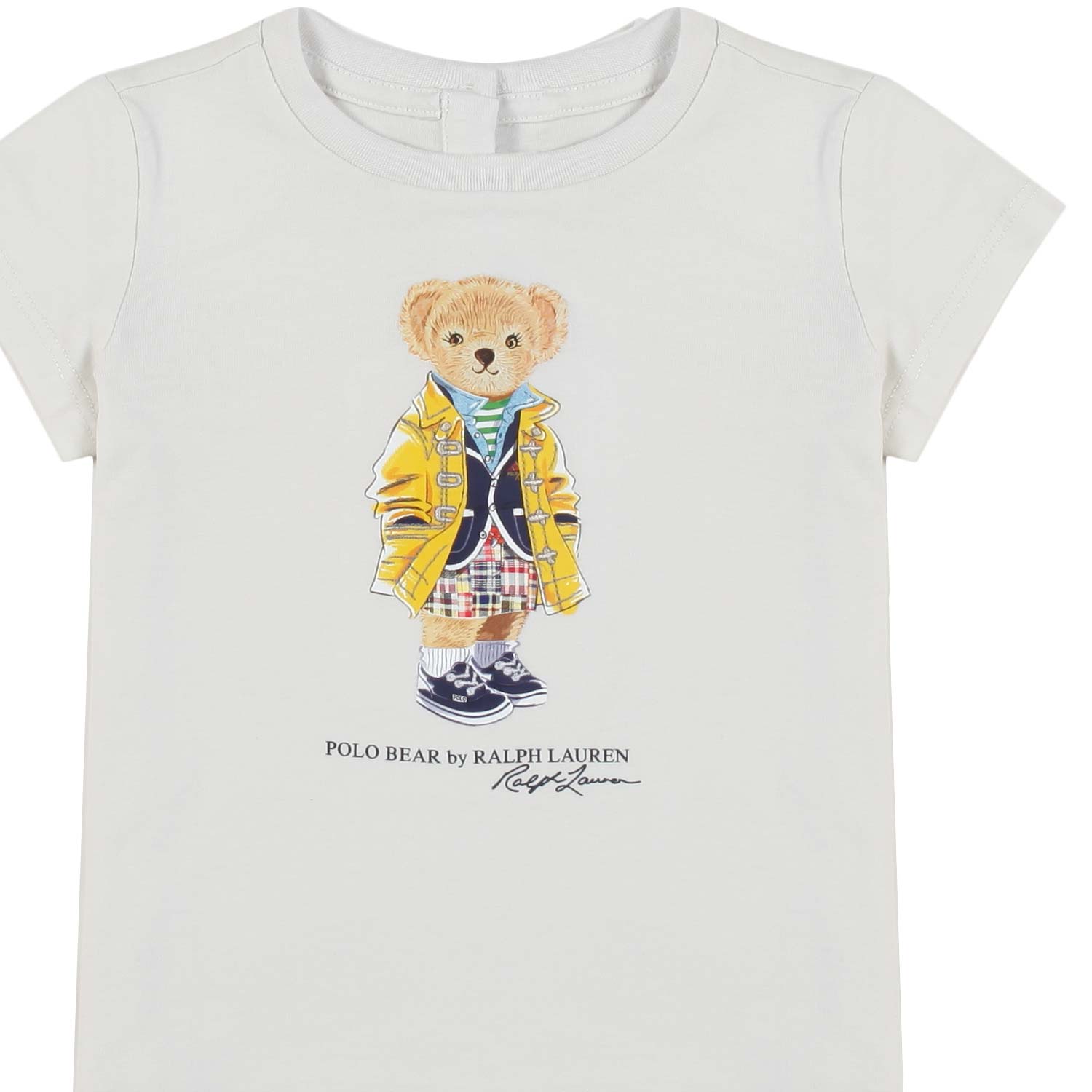 T-SHIRT POLO BEAR BIANCA BIMBA - annameglio.com abbigliamento moda