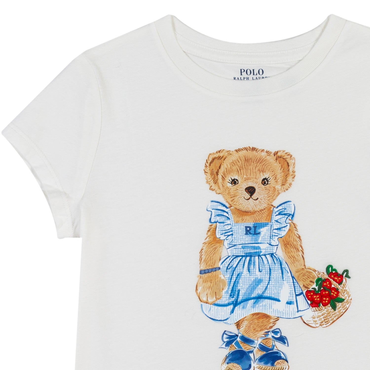 T-SHIRT POLO BEAR BIANCA BAMBINA - annameglio.com abbigliamento moda