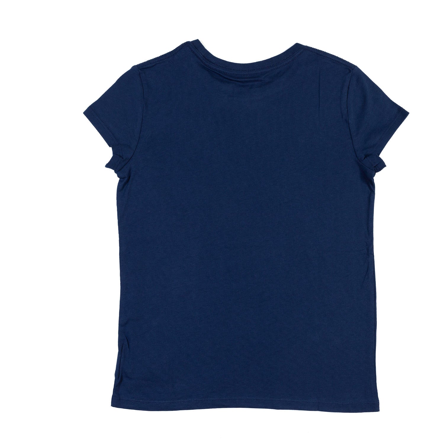 T-SHIRT BLU CON LOGO POLO RL BIANCO - annameglio.com abbigliamento moda