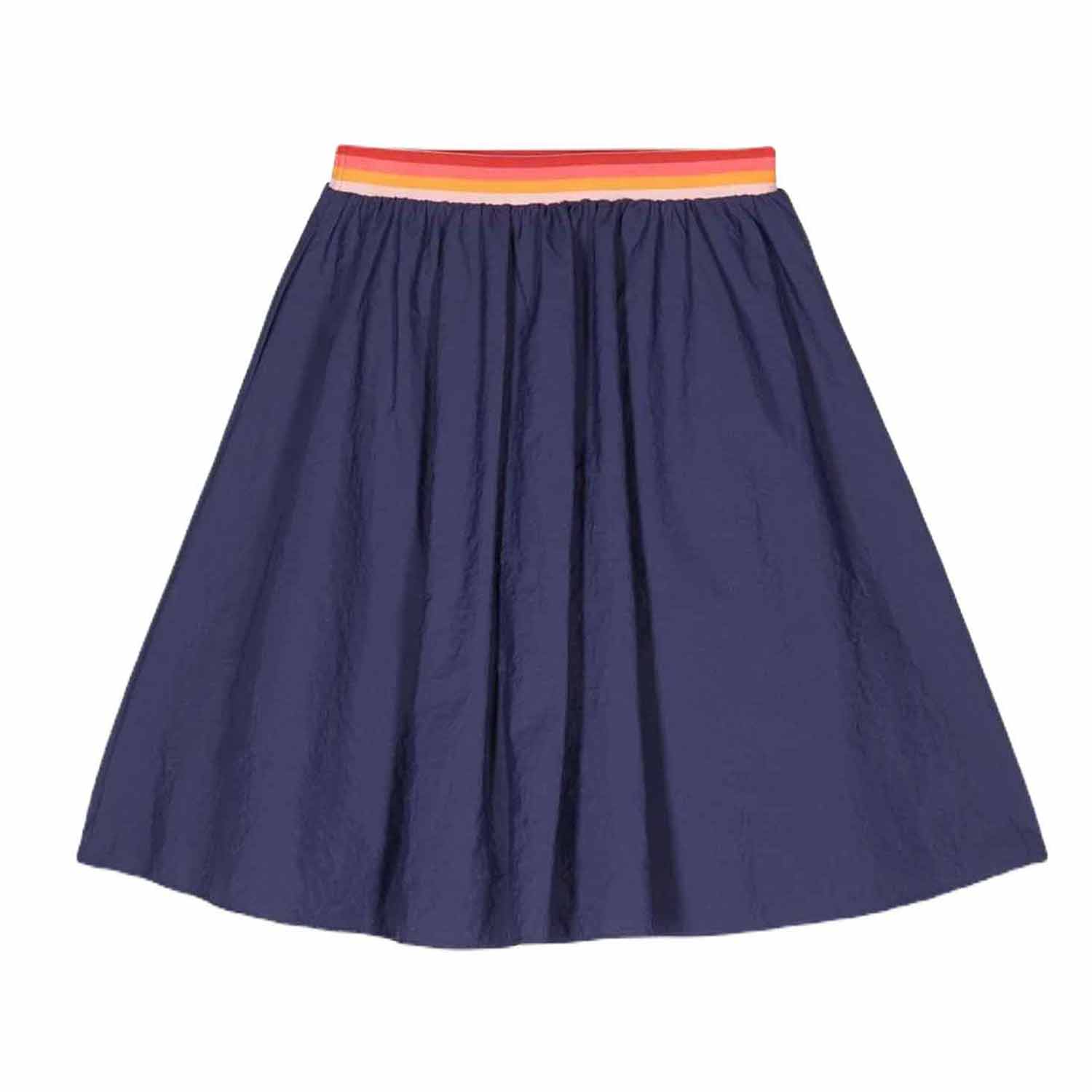 GONNA CRINKLE BLU E MULTICOLOR BAMBINA E TEENAGER - annameglio.com abbigliamento moda