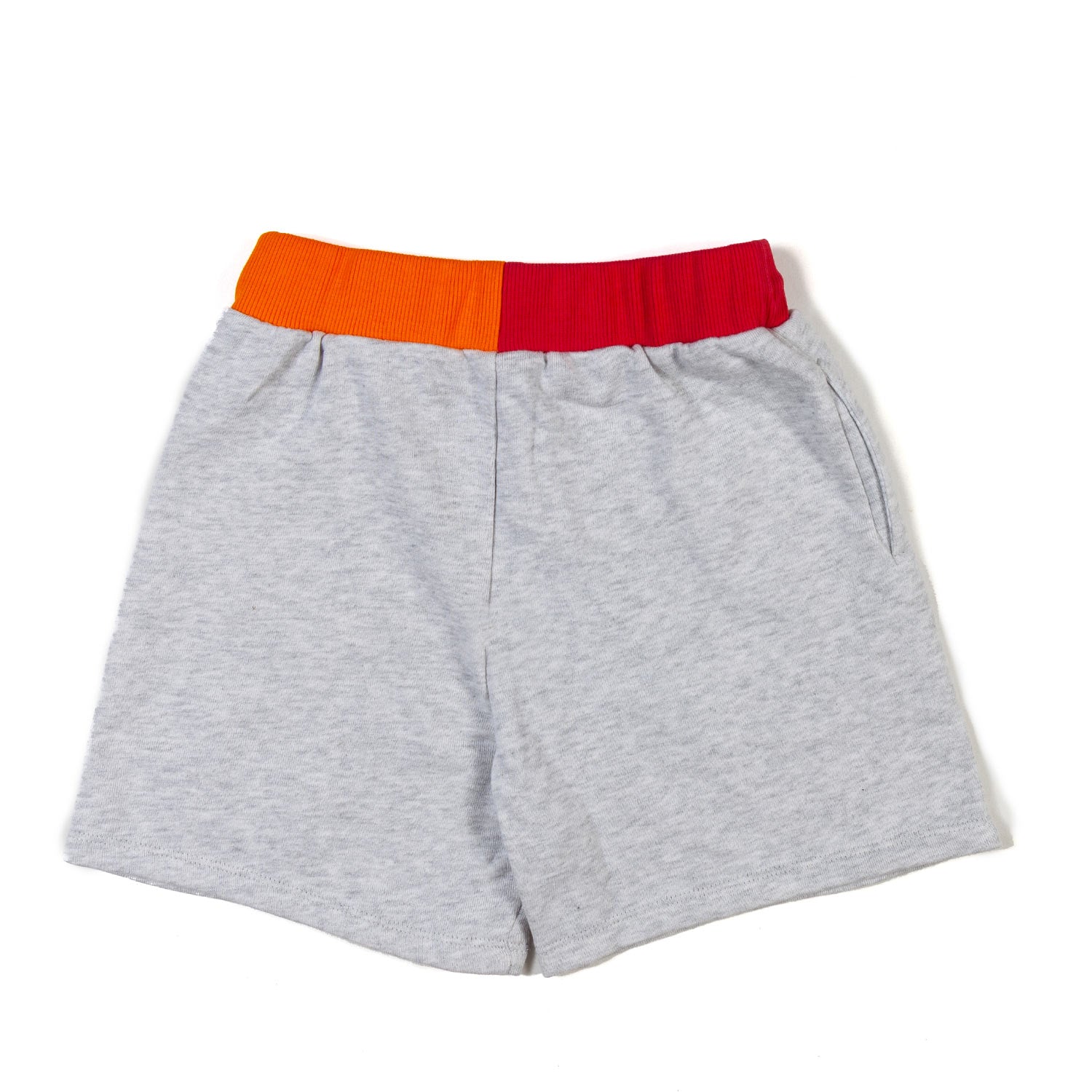 SHORTS FELPA GRIGIO MELANGE E MULTICOLOR BAMBINO - annameglio.com abbigliamento moda