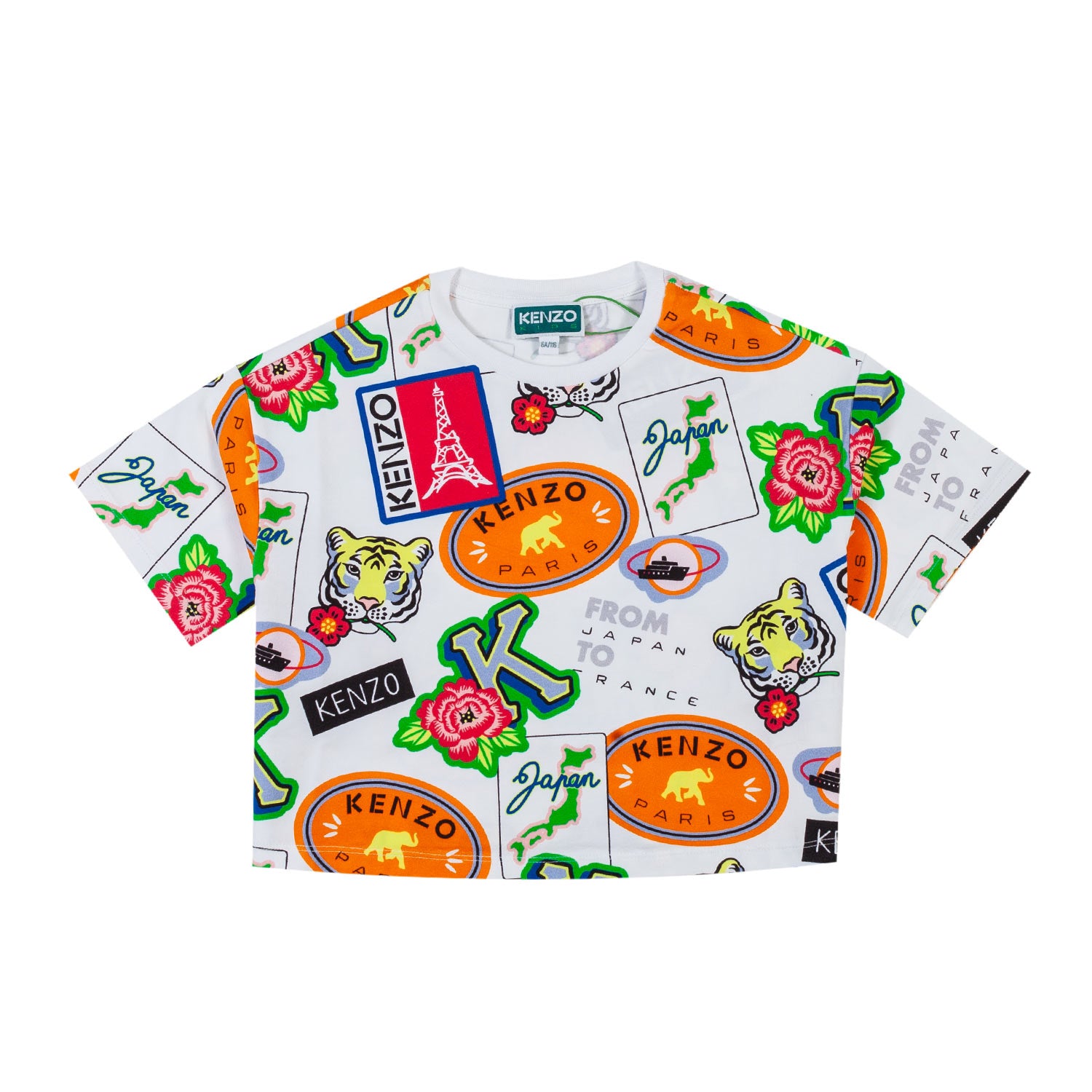 T-shirt cropped stampa JOURNEY - annameglio.com abbigliamento moda