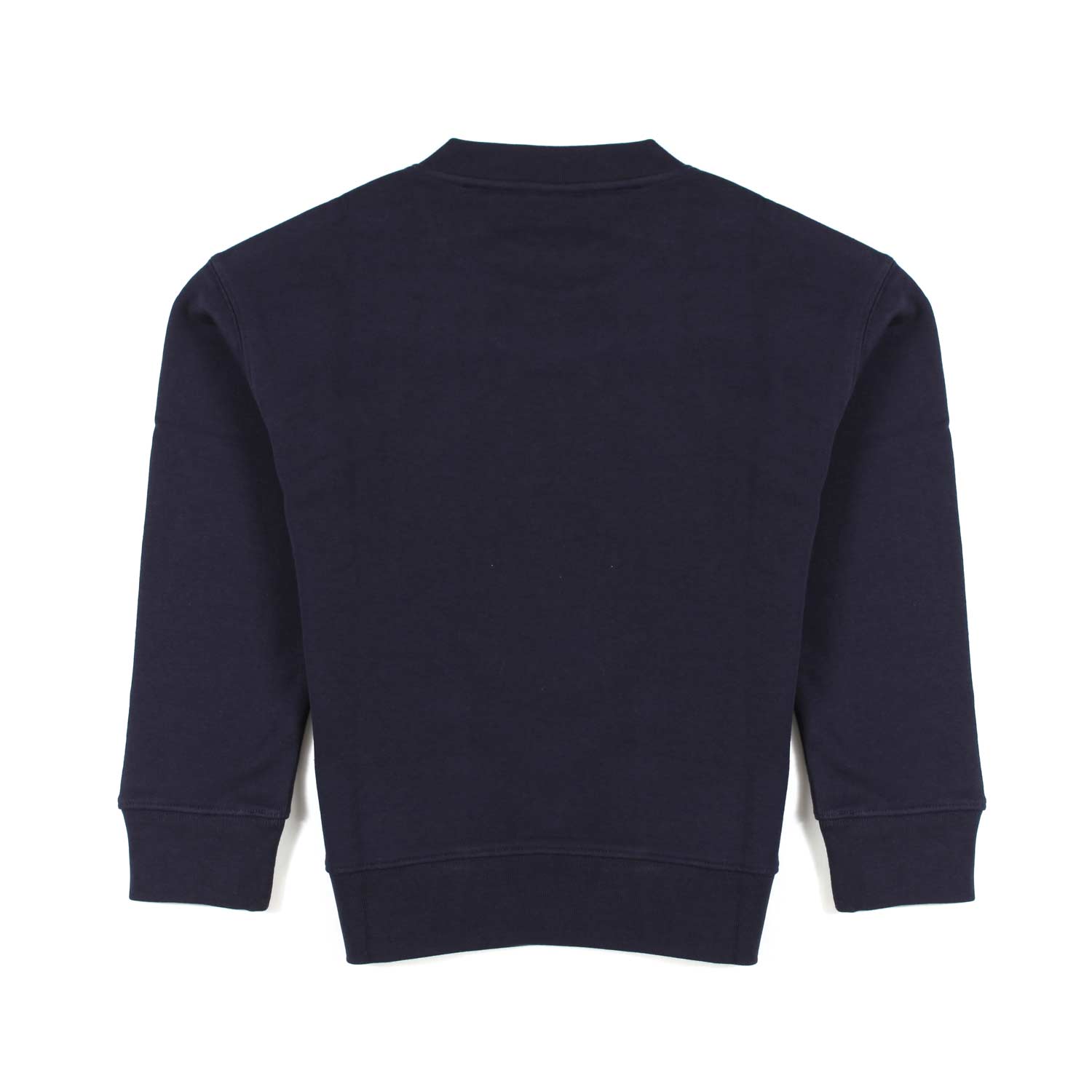 FELPA UNISEX BLU NAVY CON LOGO BIANCO - annameglio.com abbigliamento moda