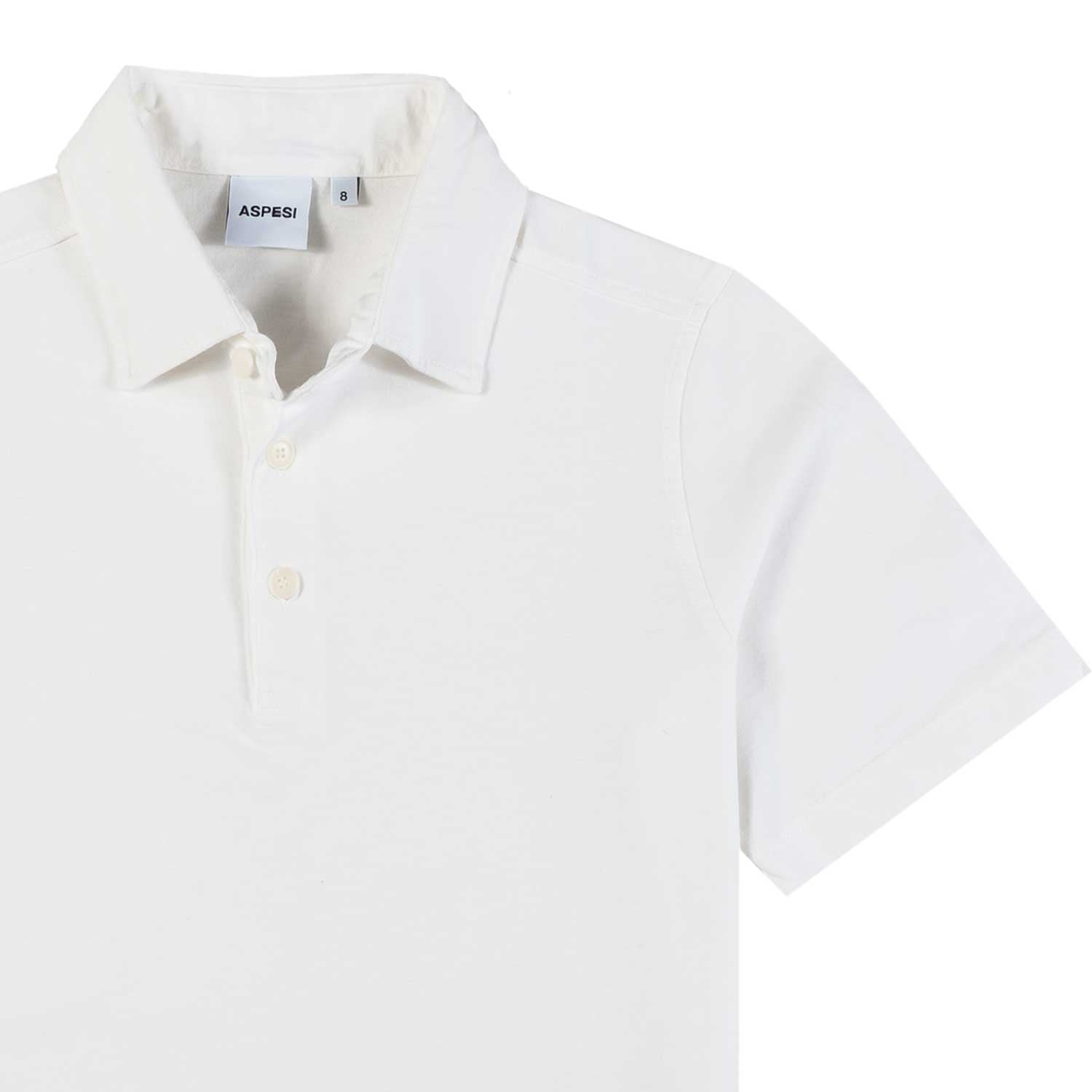 POLO BIANCA IN JERSEY BAMBINO E TEENAGER - annameglio.com abbigliamento moda