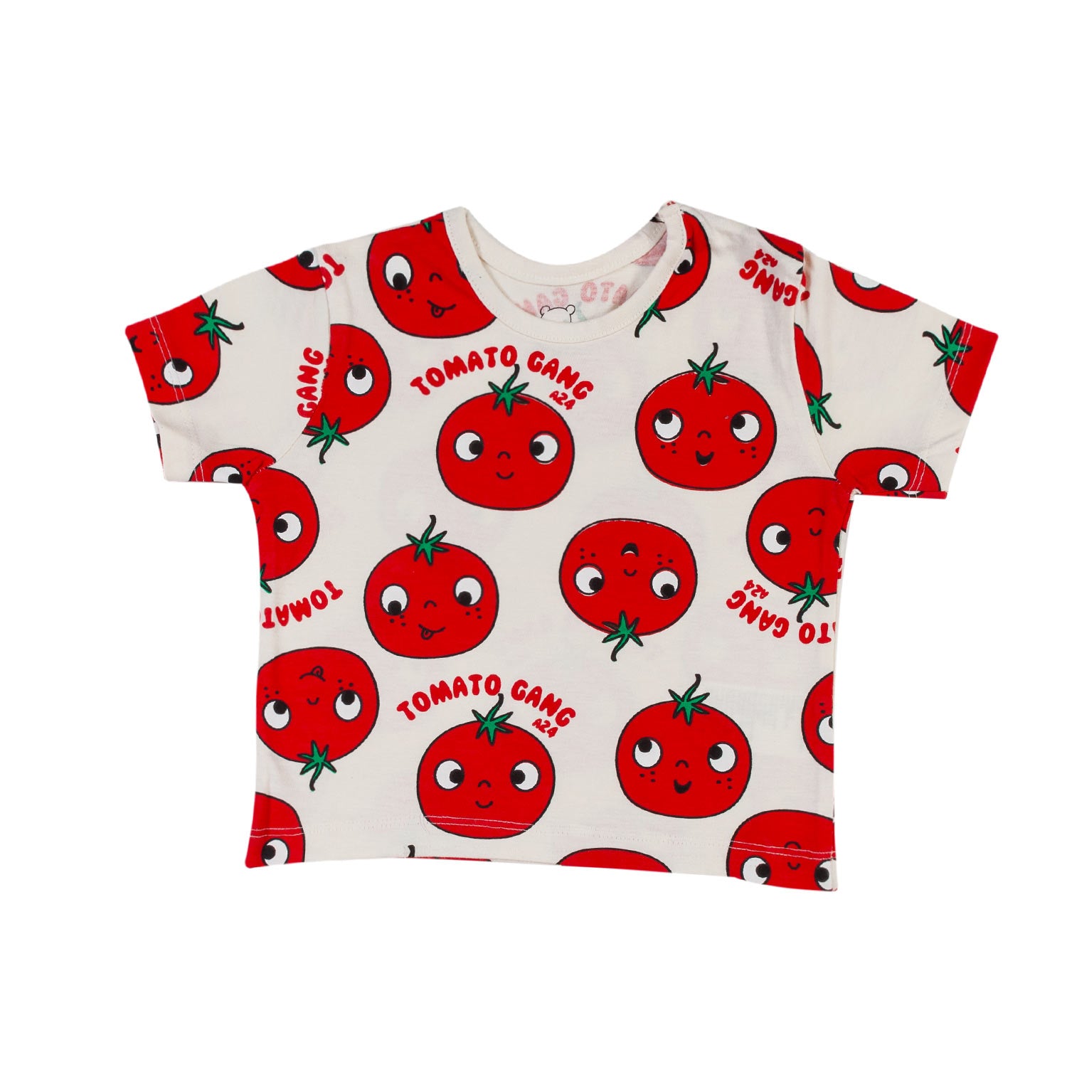 PIGIAMA TOMATO GANG CORTO CON BOTTONI BIMBO BIMBA - annameglio.com abbigliamento moda