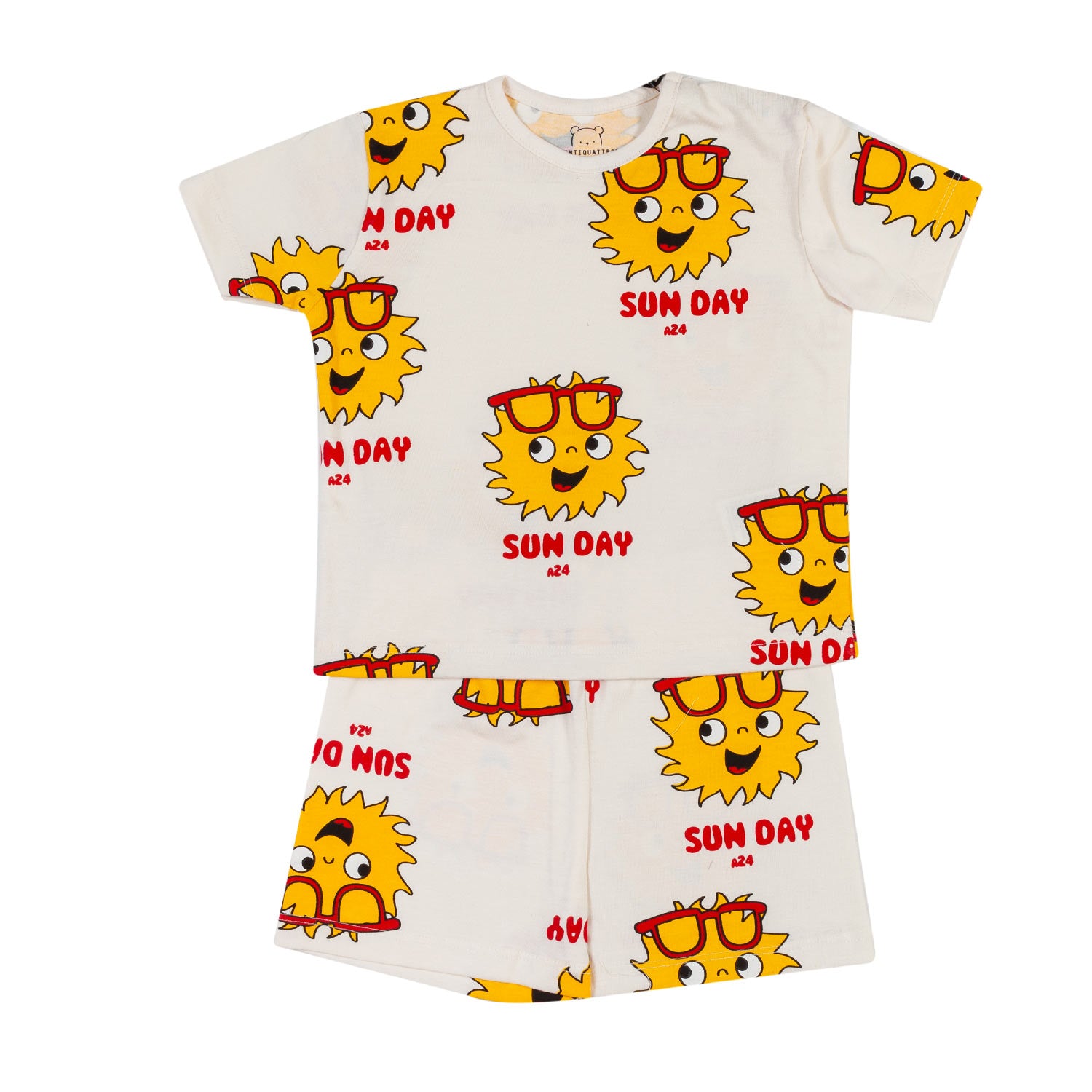 PIGIAMA SUN DAY CORTO CON BOTTONI BIMBO E BIMBA - annameglio.com abbigliamento moda