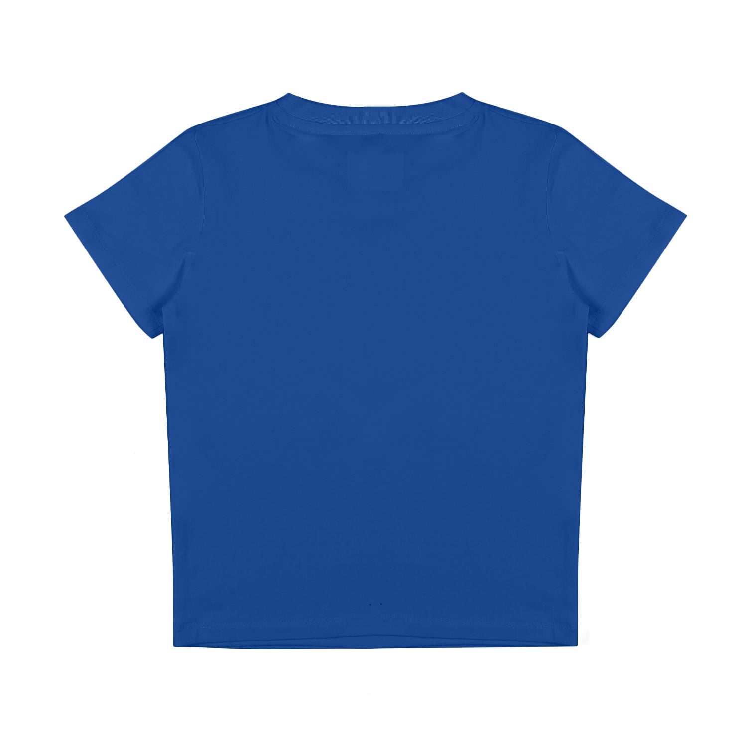 MAGLIETTA BLU ROYAL CON PATCH LOGO BAMBINO E TEEN - annameglio.com abbigliamento moda
