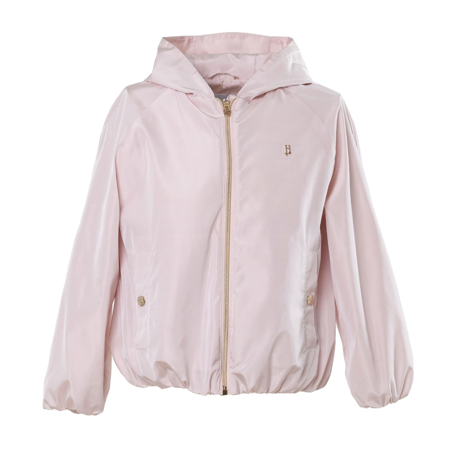 BOMBER TAFFETA ROSA PALLIDO BAMBINA E RAGAZZA - annameglio.com abbigliamento moda