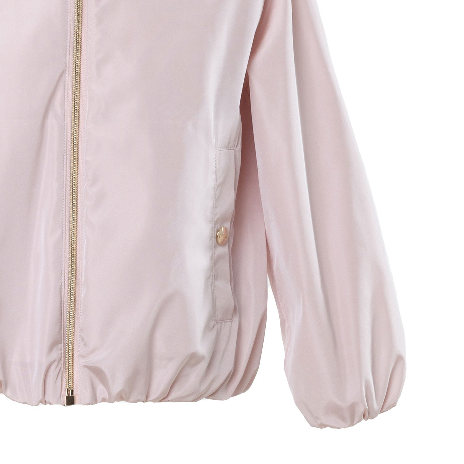 BOMBER TAFFETA ROSA PALLIDO BAMBINA E RAGAZZA - annameglio.com abbigliamento moda