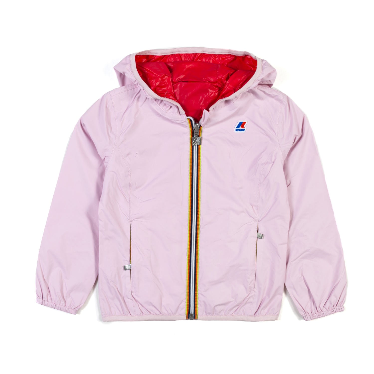 GIACCA LILY PLUS 2 DOUBLE ROSA E ROSSA - annameglio.com abbigliamento moda