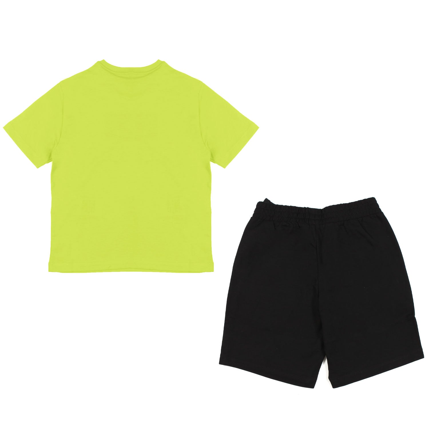 COMPLETO EMPORIO ARMANI EA7 verde fluo E NERO - annameglio.com abbigliamento moda